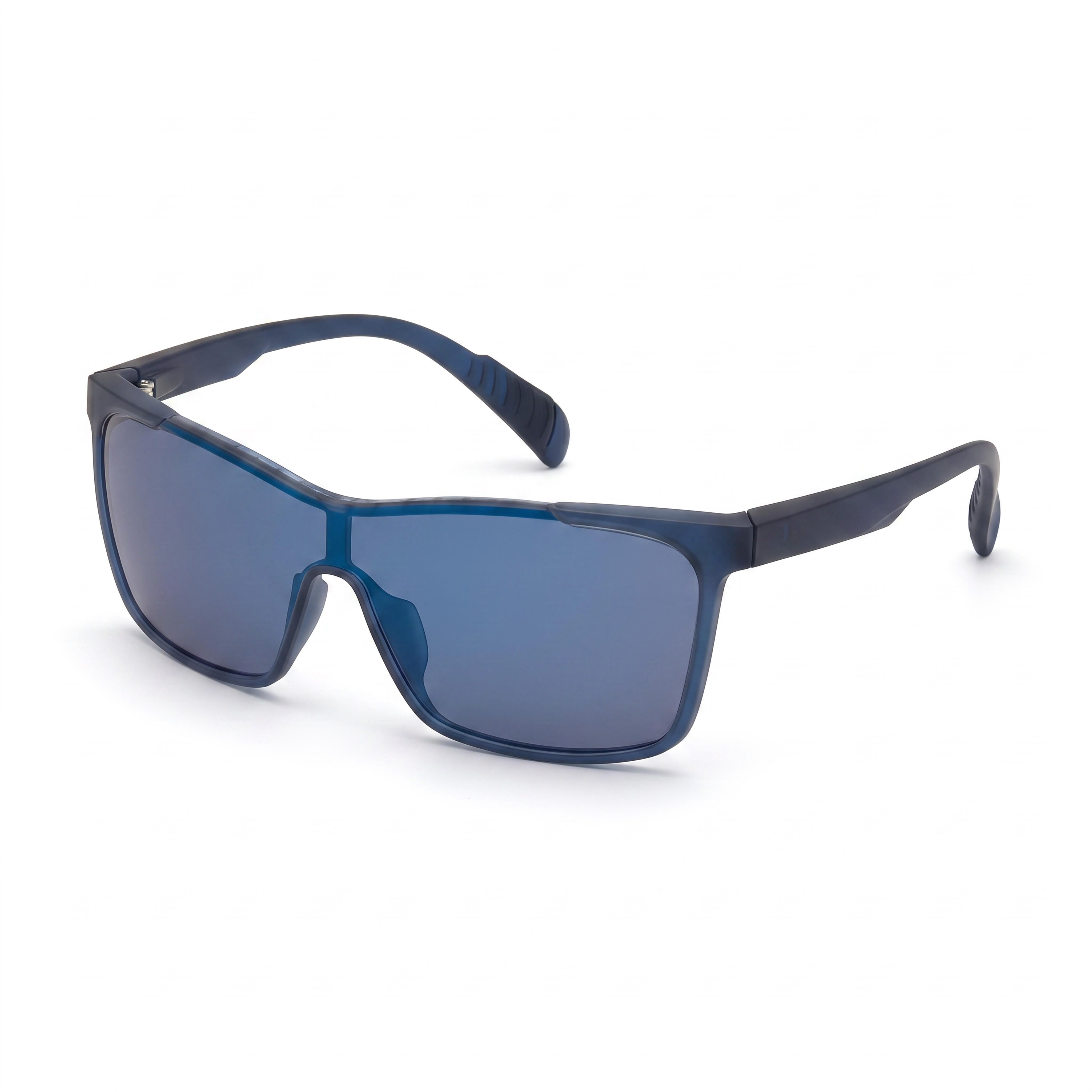 Adidas Classic Men's Blue Frame Mirror Blue Lens Sports Anti-Fog Non-Polarized UV Protection Sunglasses, Photo 1