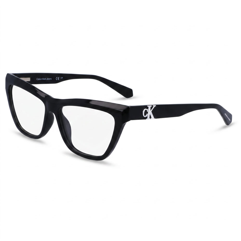 Calvin Klein Jeans Ckj23614 Unisex Eyewear with Black Alloy Steel Frame and Polycarbonate Lenses 54mm