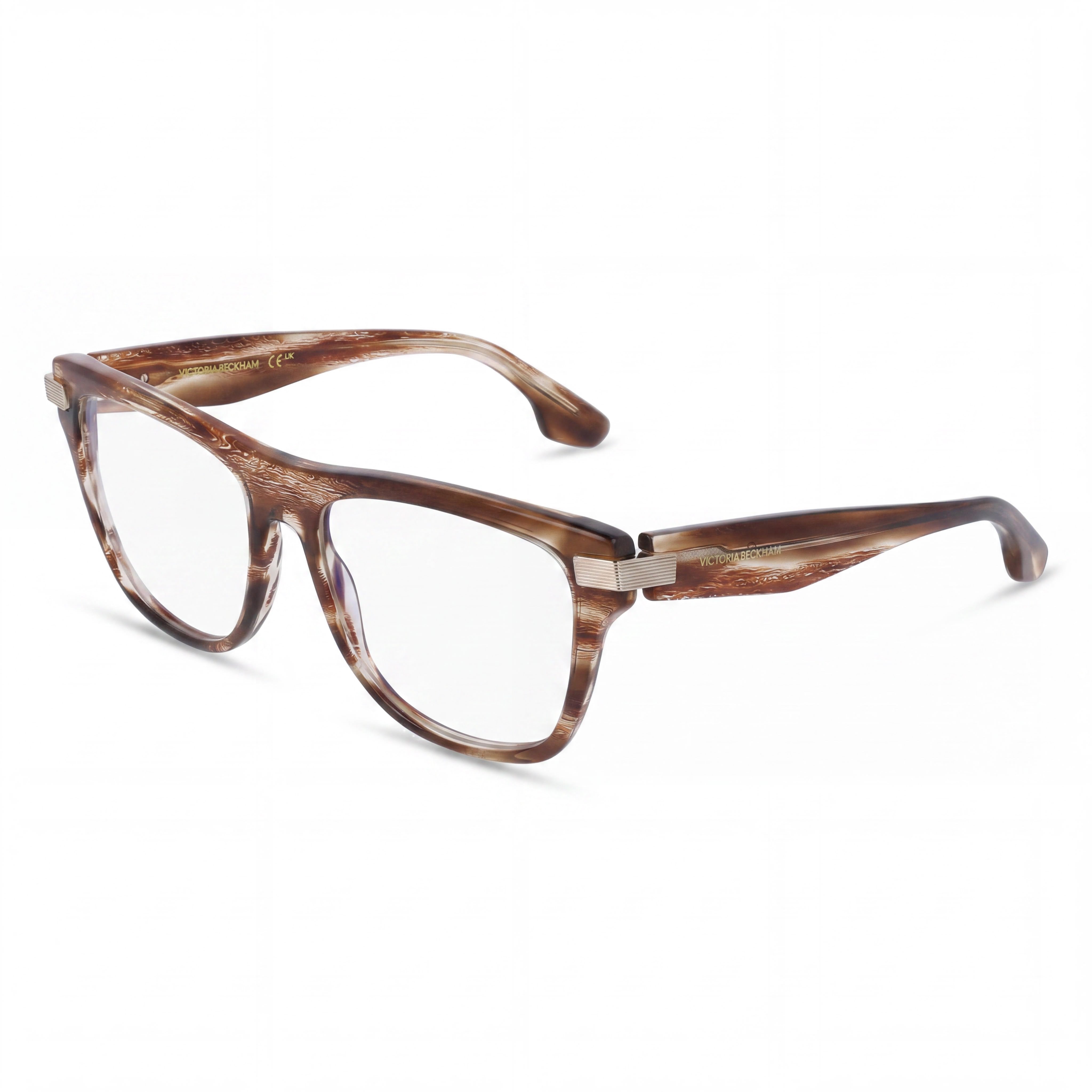 Victoria Beckham Vb2676 Montura de Gafas Oftálmicas para Mujer en Cuerno Marrón Claro, Lente de 53mm, Puente de 16mm, Patilla de 140mm, Photo 1