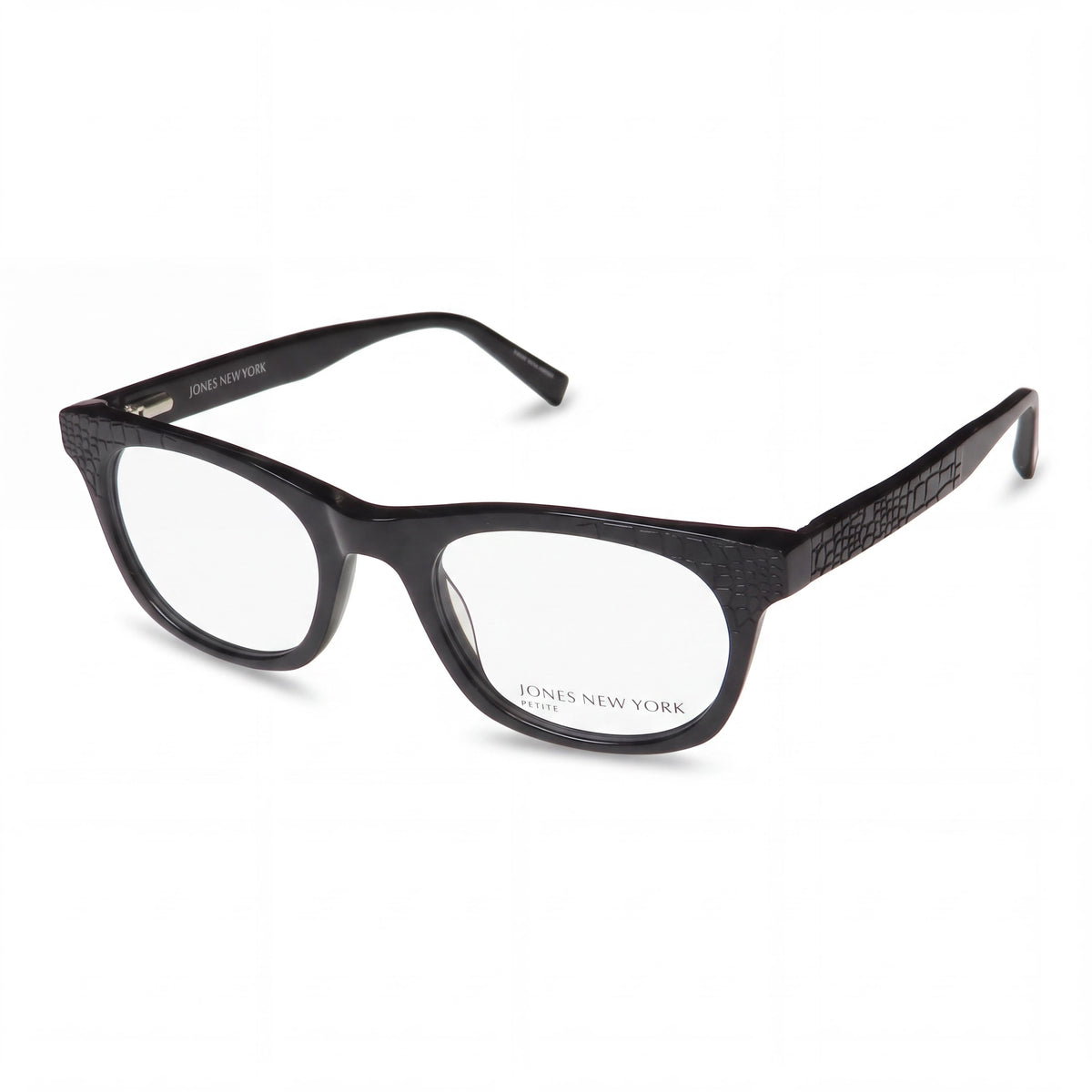 Gafas Jones New York J229 para hombre de plástico negro, de montura completa, talla pequeña, lentes de 48 mm, puente de 19 mm, patillas de 135 mm, Photo 1