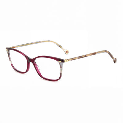 Gafas de Sol de Acetato Claro para Mujer Carolina Herrera Her 0246 con Lentes Burdeos Habana No Polarizadas de 53mm