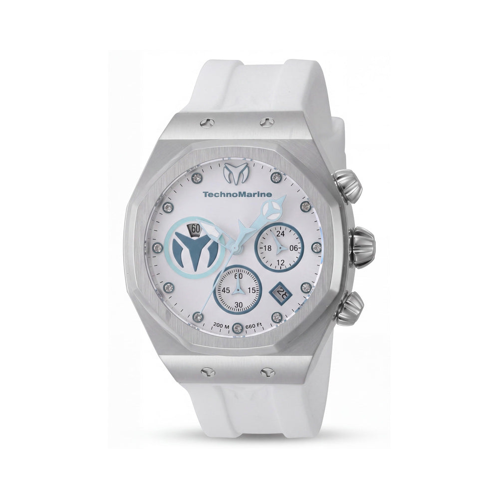 Technomarine Reef TM-523005 Unisex Plata Acero Inoxidable Silicona 40mm Cronómetro 20 ATM