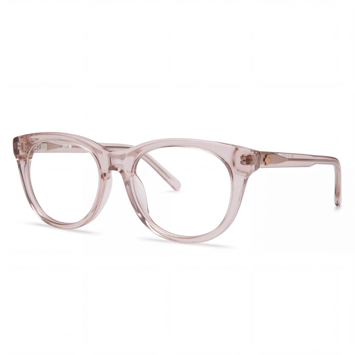 Spy Boundless Optical 55 Collection Casual Model Unisex Eyeglasses in Soft Translucent Blush Frame, Photo 1