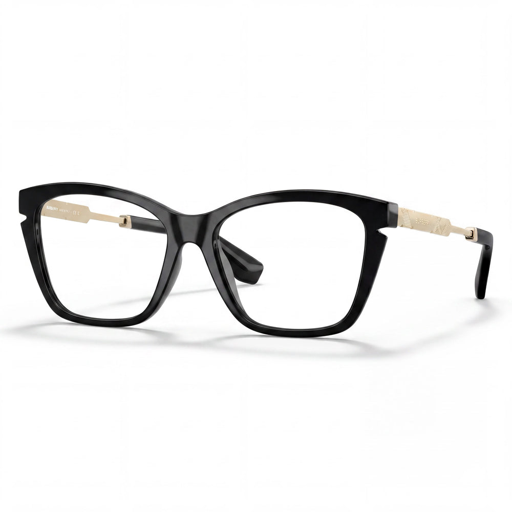 BURBERRY Classic Unisex Injected Frame Optical Eyeglasses, Black, 54mm Lens, 16mm Bridge, 140mm Temple