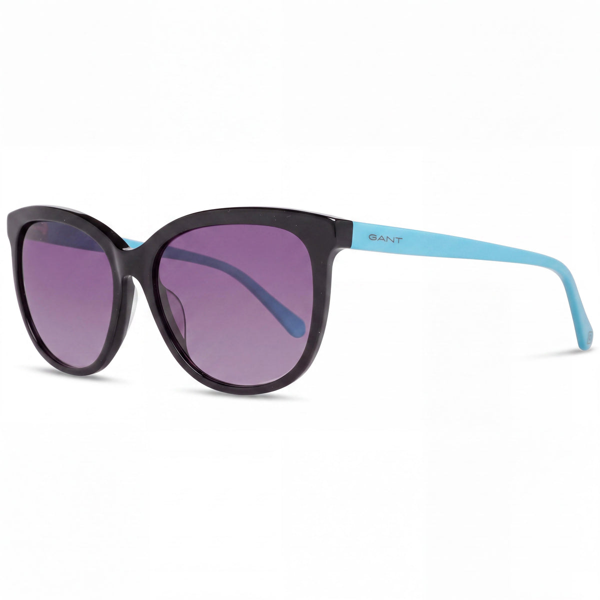 GANT Sports Women's Sunglasses, featuring a Multi-Coloured Plastic Frame with Purple Lenses, 57 millimeter, Photo 1