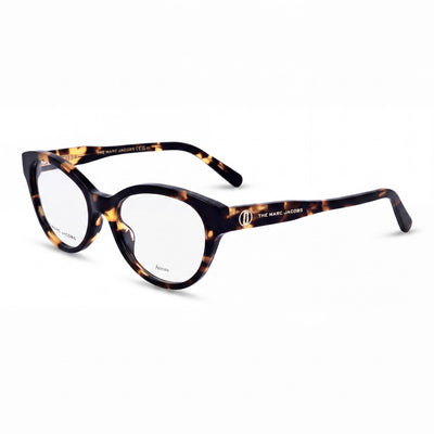 Marc Jacobs Modern Women's Acetate Frame Sunglasses in Havana with Non-polarized Polycarbonate Lenses, 52mm Lens Width