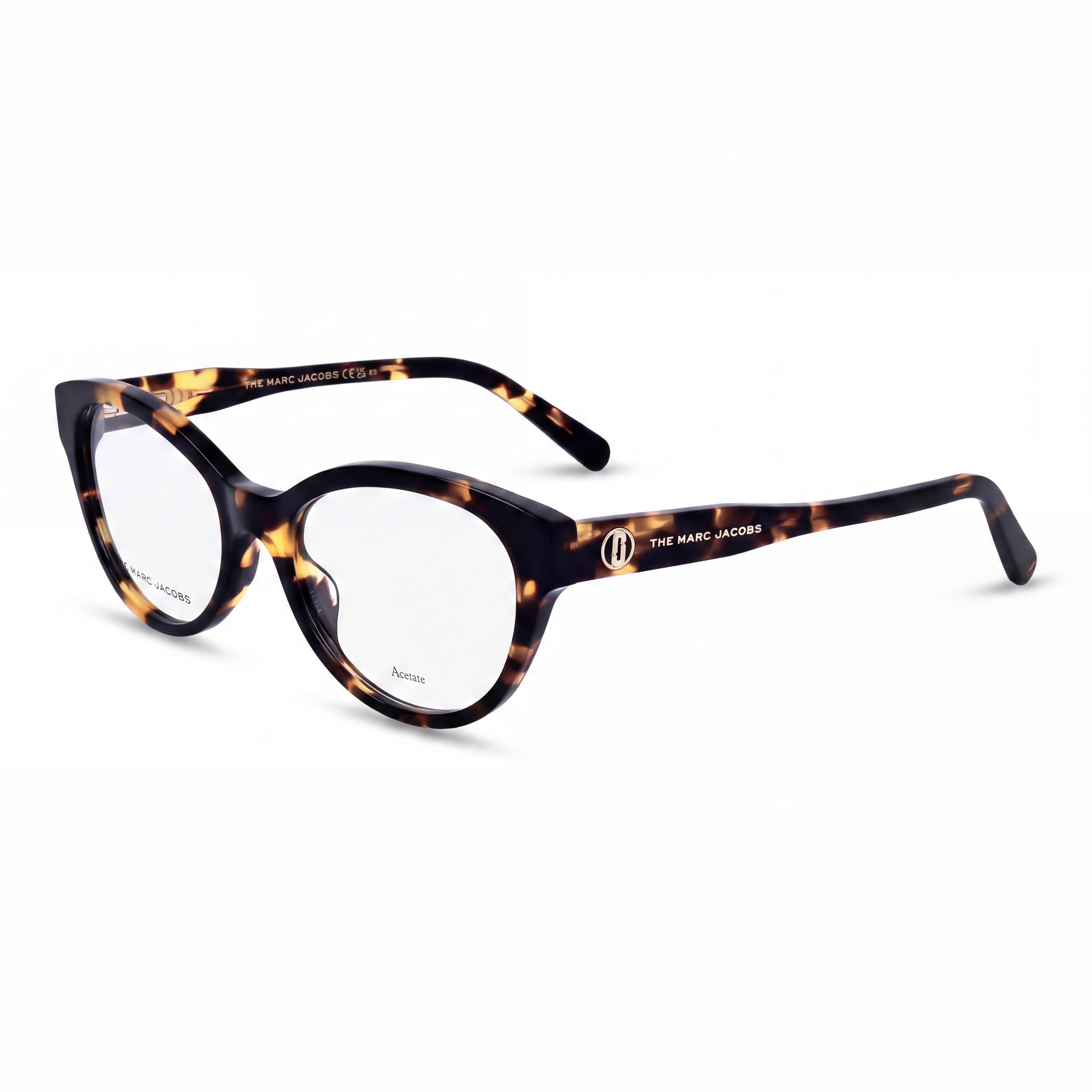 Marc Jacobs Modern Women's Acetate Frame Sunglasses in Havana with Non-polarized Polycarbonate Lenses, 52mm Lens Width, Photo 1