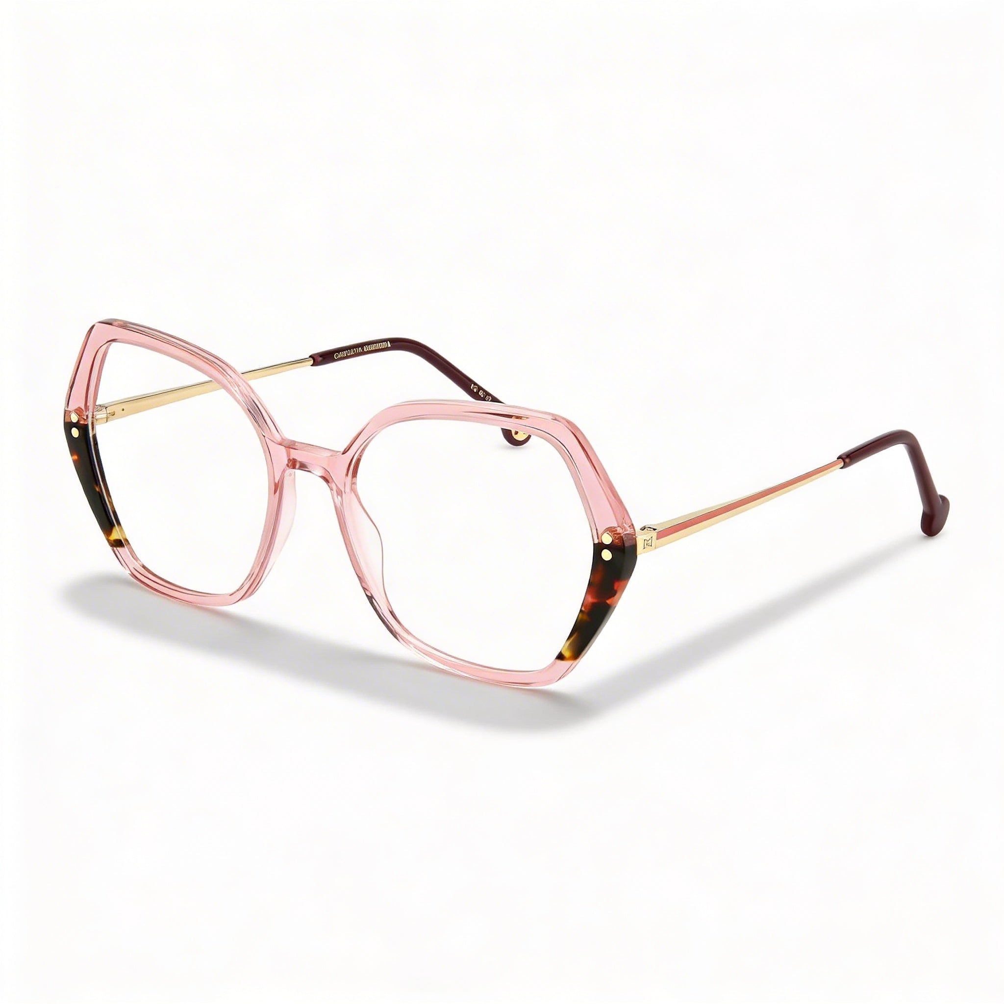 Carolina Herrera Gafas de Sol Casuales para Mujer Rosas Havana de Acetato Ligero No Polarizadas Lente de 53mm, Photo 1