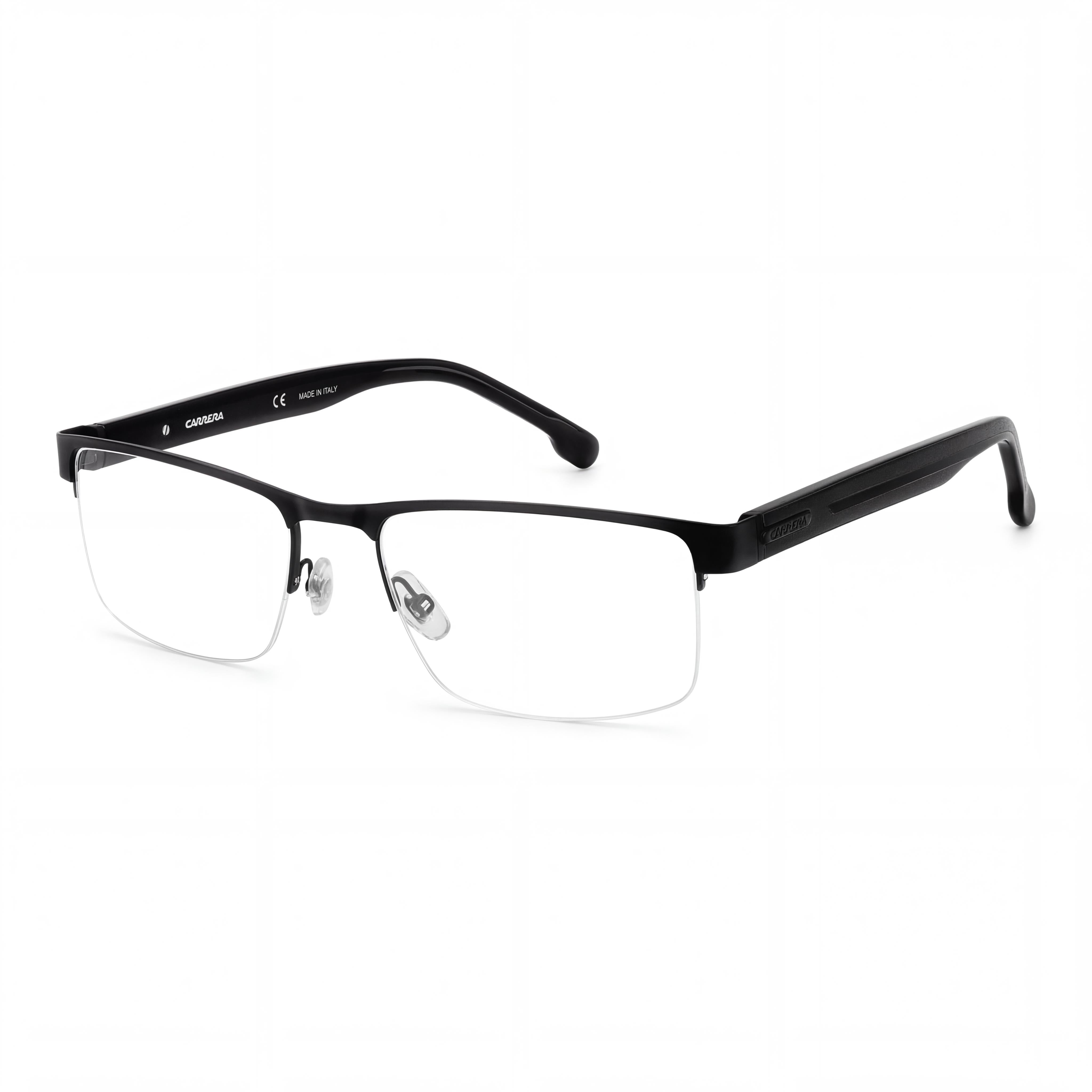 Gafas clásicas unisex Carrera con montura de acero inoxidable y lentes negras no-mate, ancho de lente 58mm, Photo 1
