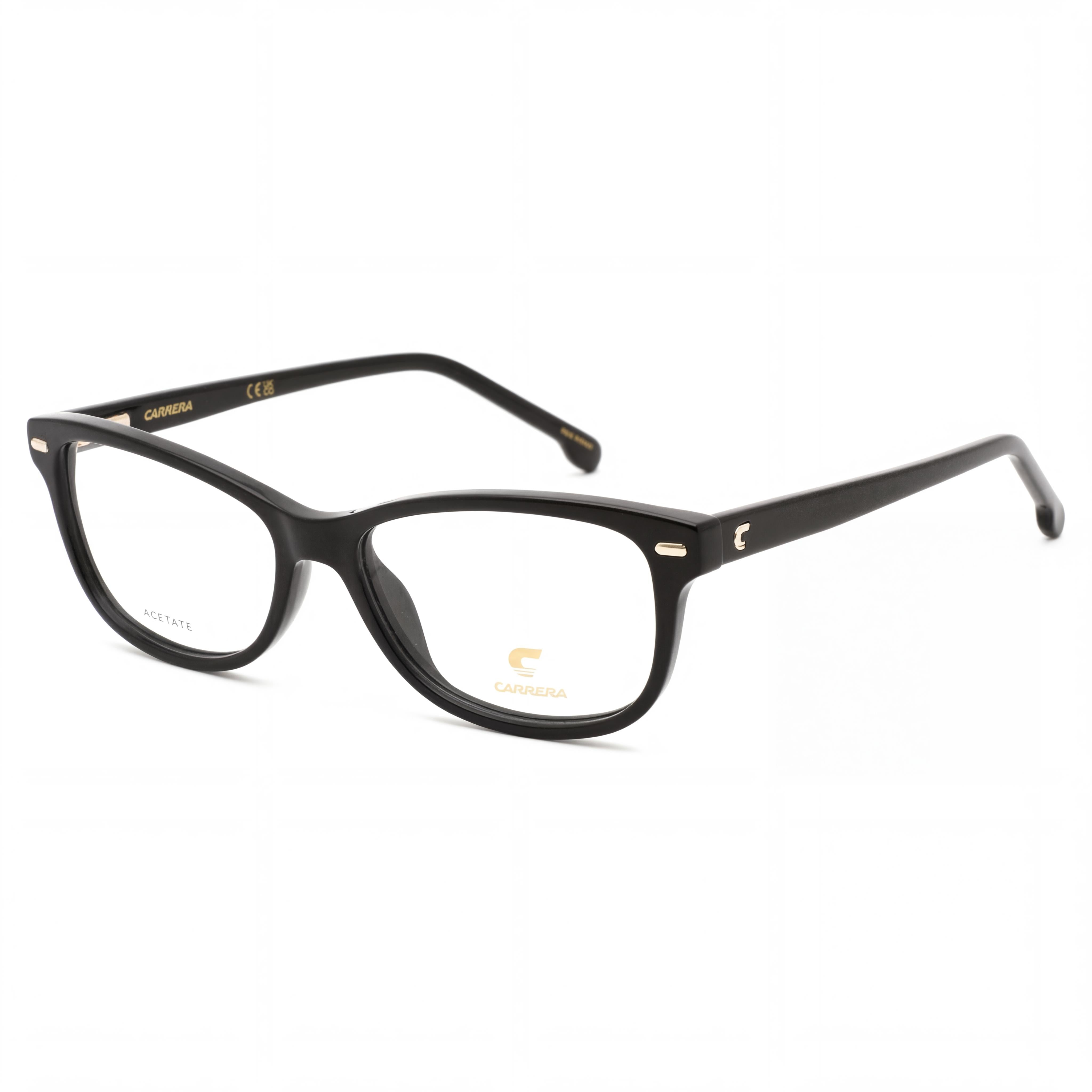 Gafas Carrera Casual para mujer con montura de acetato negro y LENTE DE DEMOSTRACIÓN, tamaño 51-14-140, Photo 1