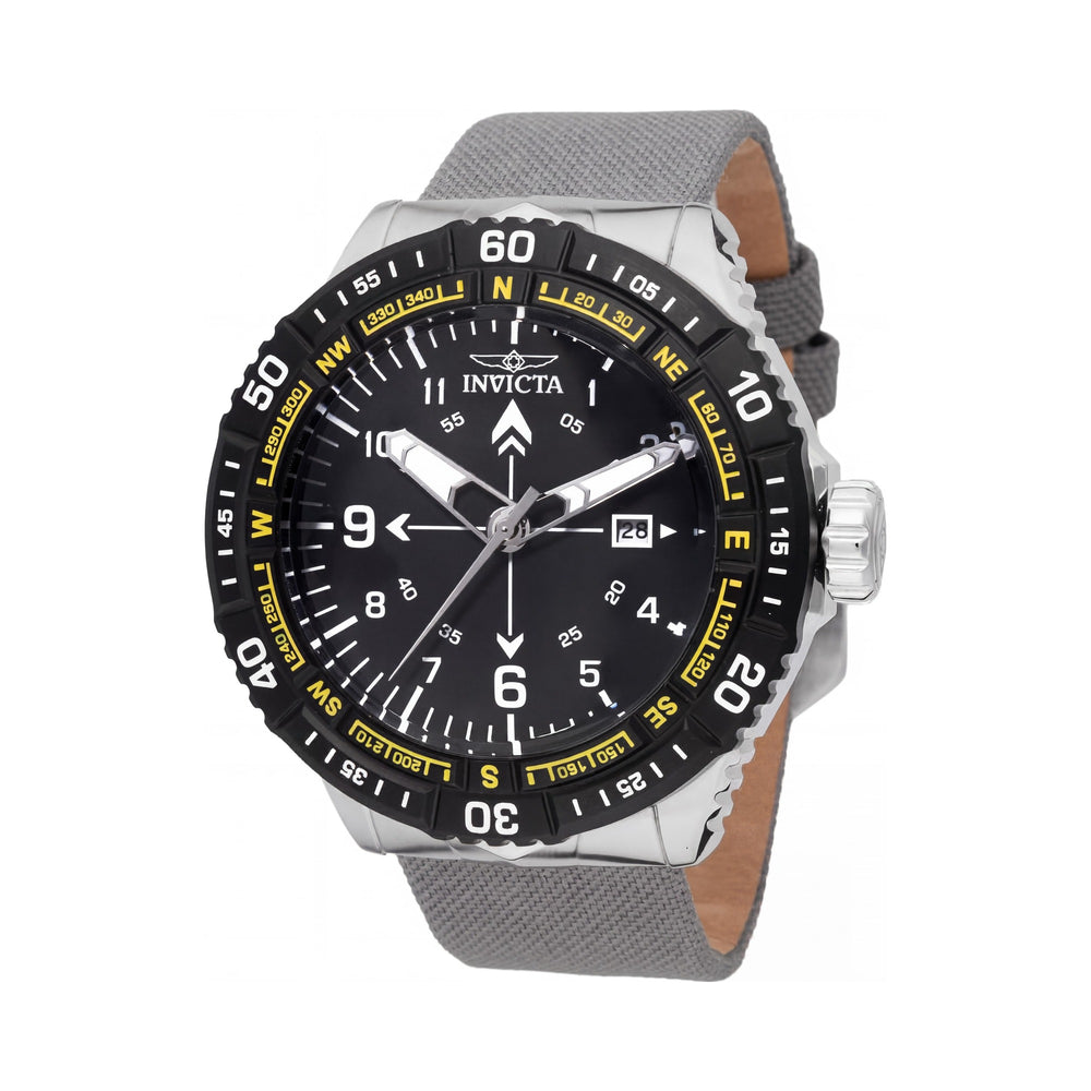Reloj cronógrafo Invicta Coalition Forces IN-49508 de acero inoxidable negro de 49 mm unisex