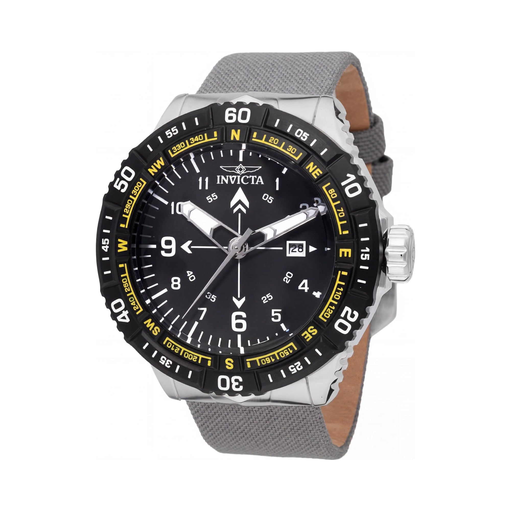 Invicta Unisex Coalition Forces IN-49508 Black Stainless Steel Chronograph Watch 49mm, Photo 1