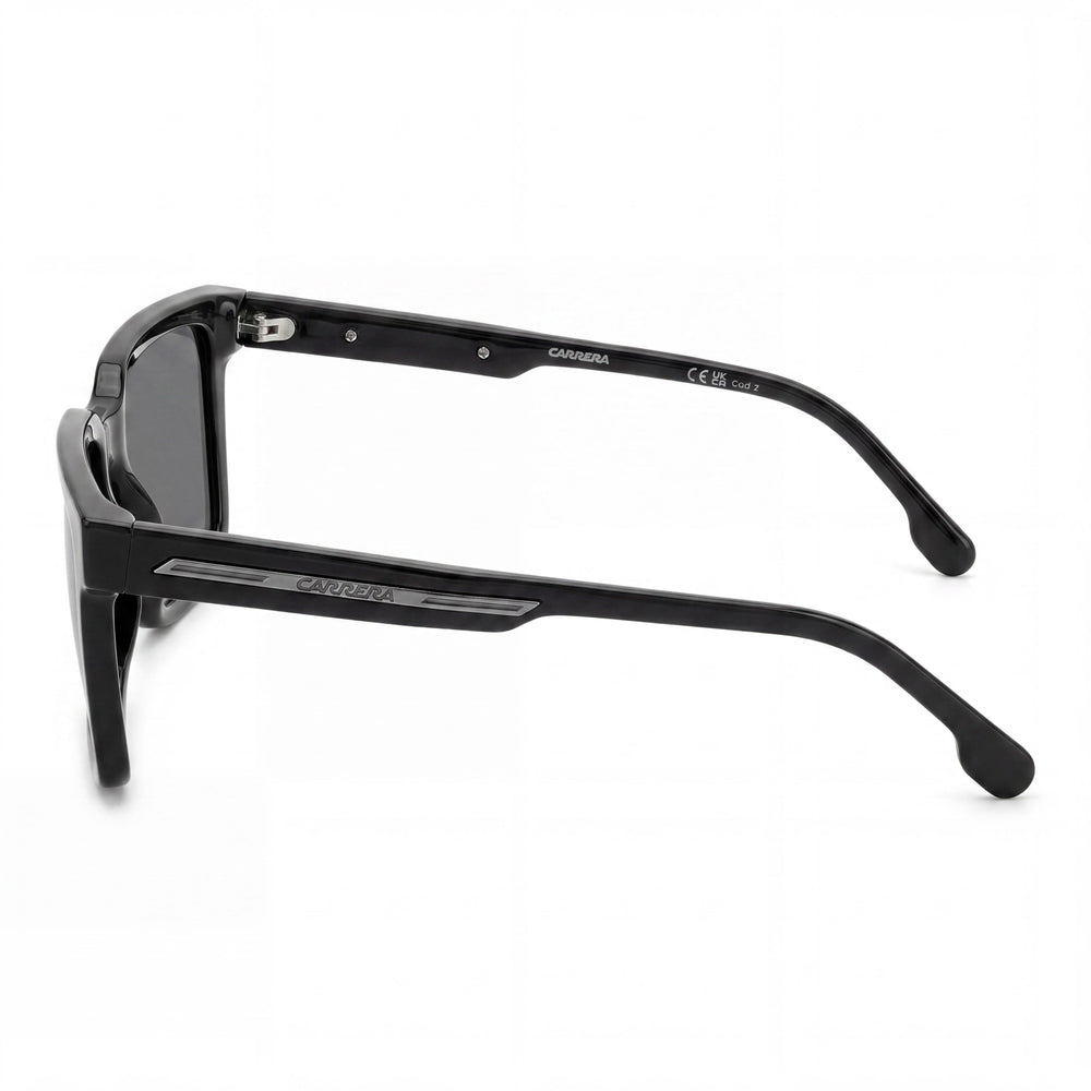 Carrera Victory C 02/S Unisex Sunglasses, Black Grey Acetate Frame, Grey Lenses 54-19-145