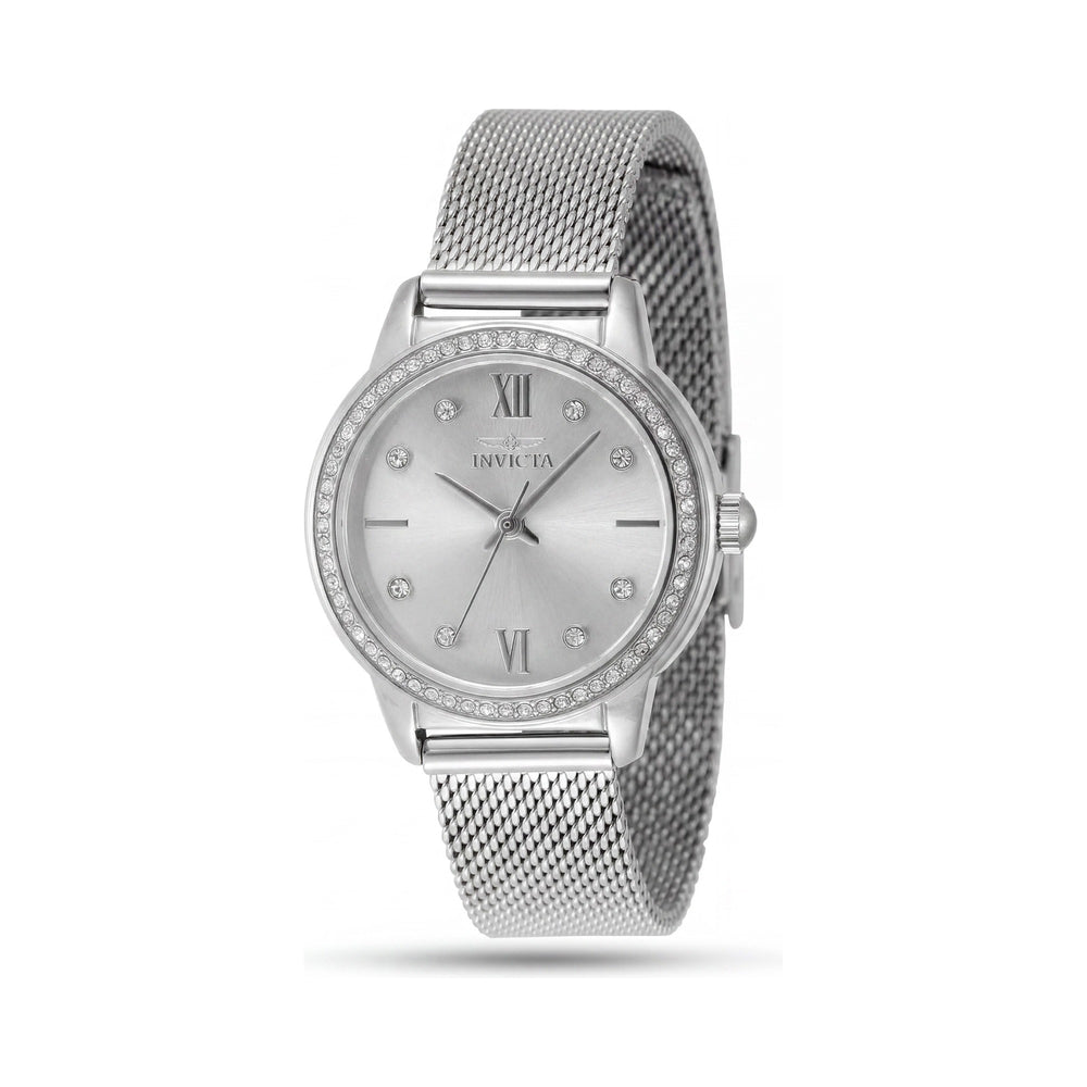 Invicta Women's Classic 30mm Stainless Steel Case, Rose Gold Dial Watch
