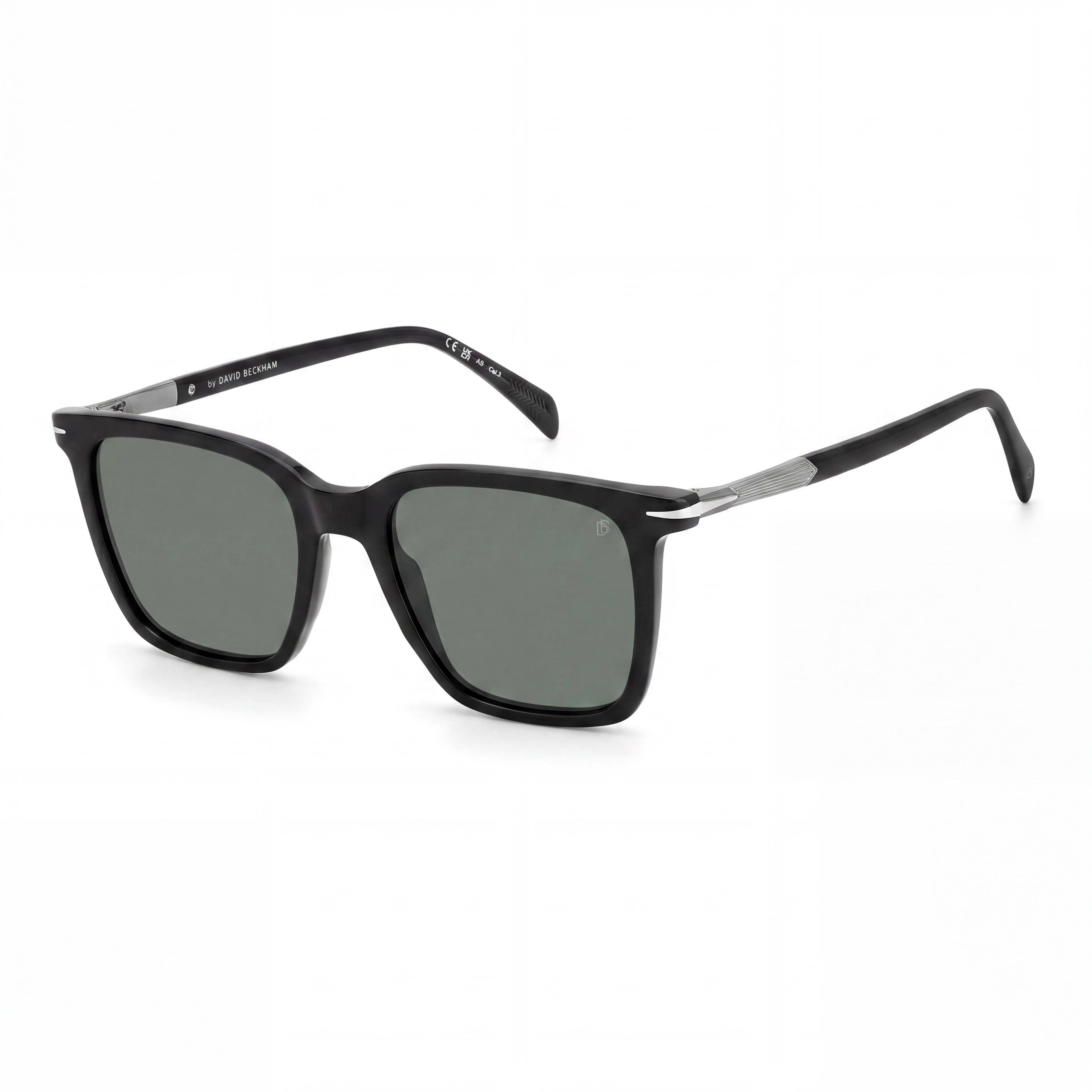 David Beckham Db 1130/S Unisex Plastic Frame Black Dark Ruthenium Grey UV Protection Sunglasses 53mm, Photo 1