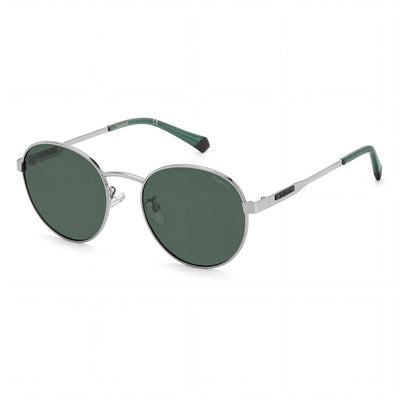 Polaroid Classic Unisex Multicolour Stainless Steel Sunglasses with Green Polarized UV Protection Lenses 52mm