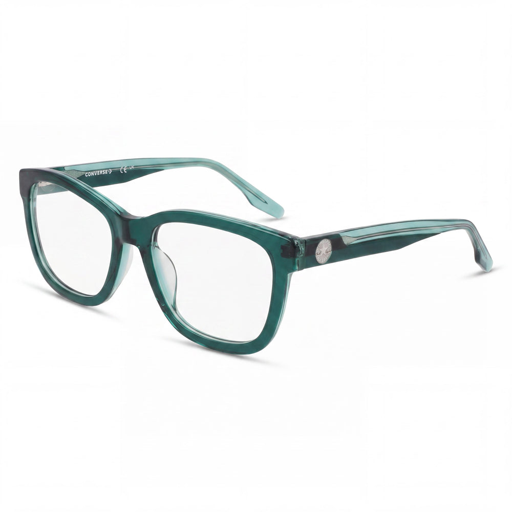 Converse Classic Women's Crystal Teal Laminates Acetate Frame Optical Eyeglasses with Polycarbonate Lenses 52mm