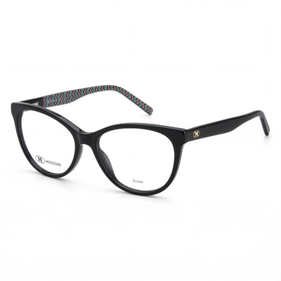 M Missoni Mmi 0092 Women's Black Acetate Frame Sunglasses with Polycarbonate Lenses, 53mm