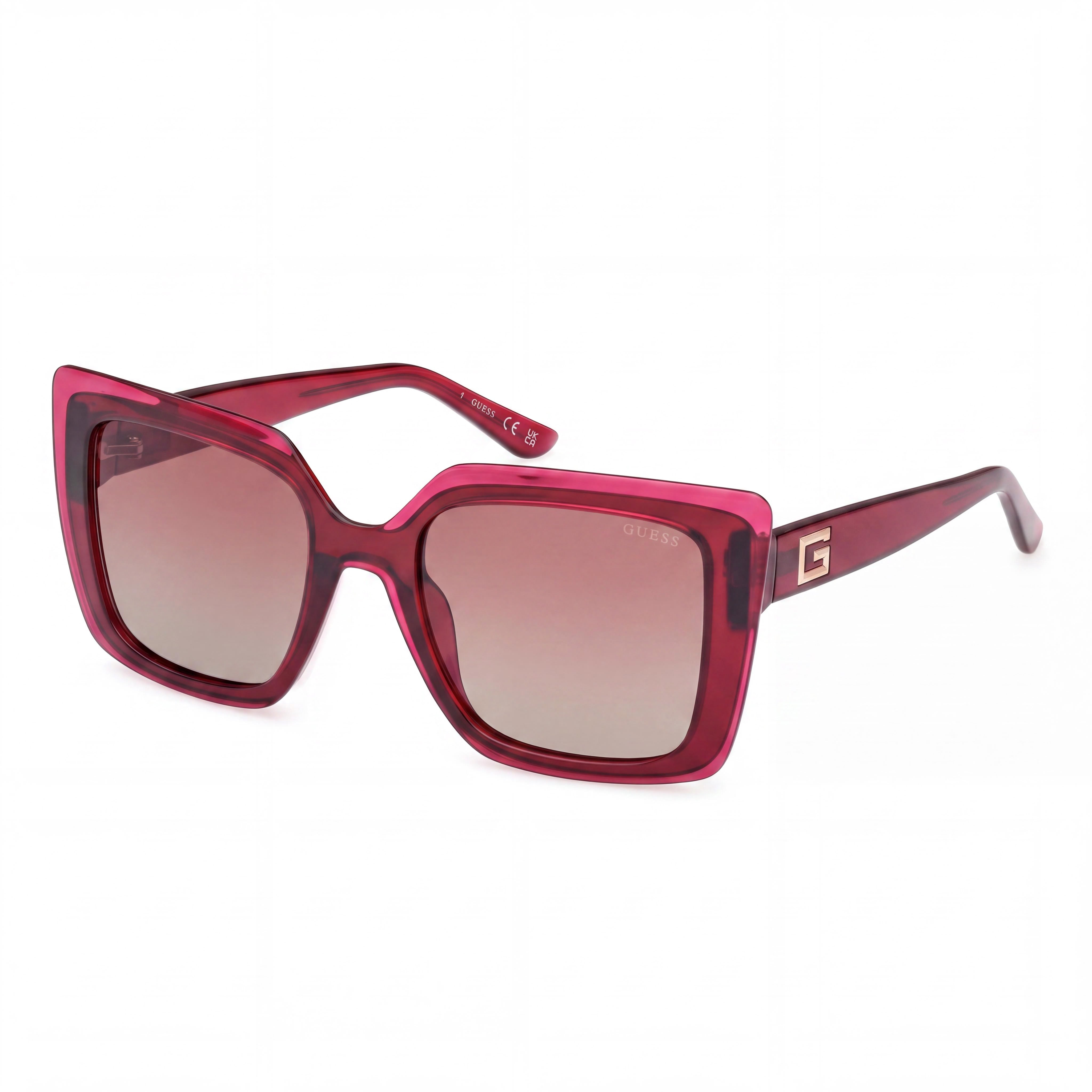 GUESS GU7908 Women's UV Protective Sunglasses Bordeaux Gradient 52mm, Photo 1