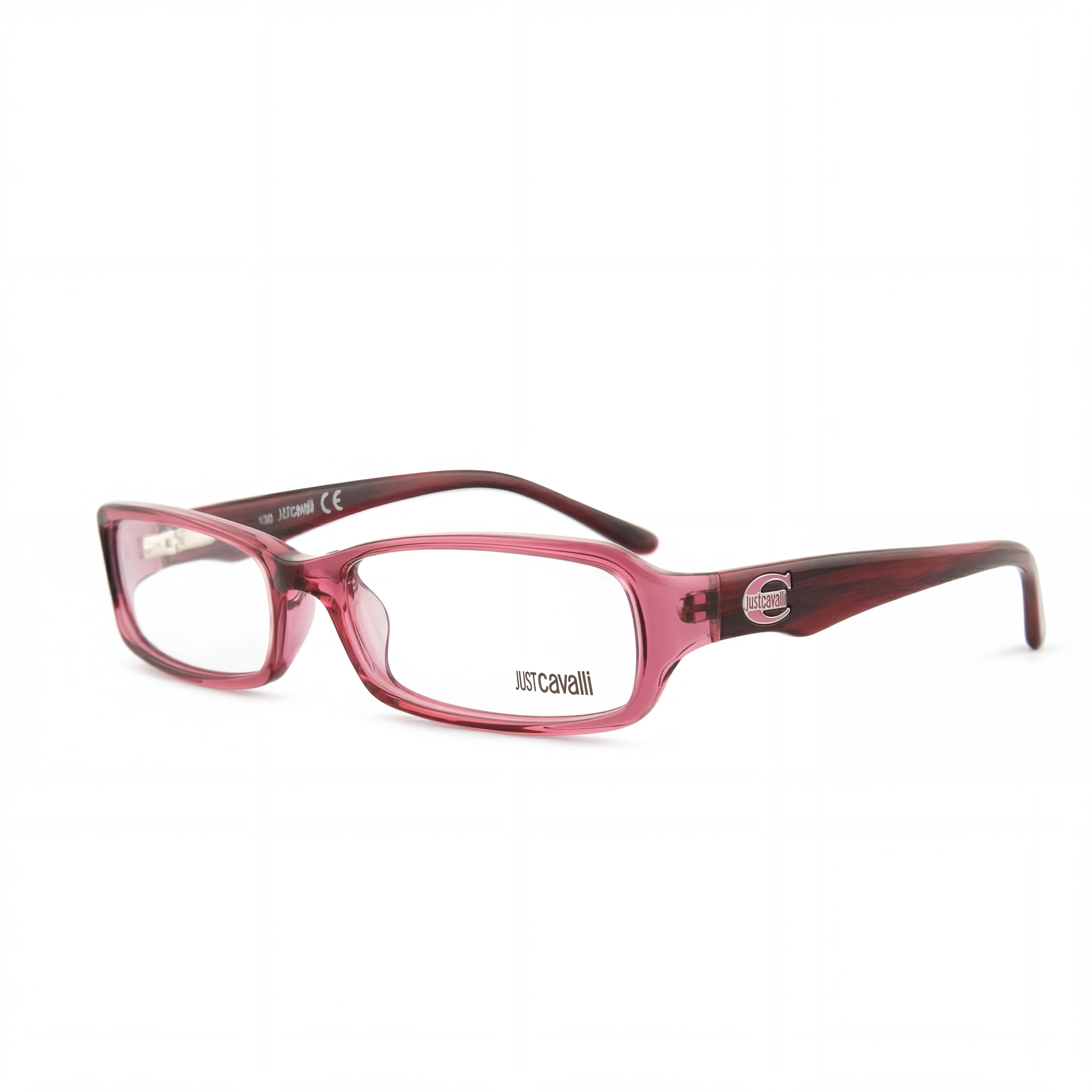 Montura de gafas Just Cavalli jc0285 de acetato rosa fucsia para mujer: lente de 54 mm, puente de 16 mm, patilla de 130 mm, Photo 1