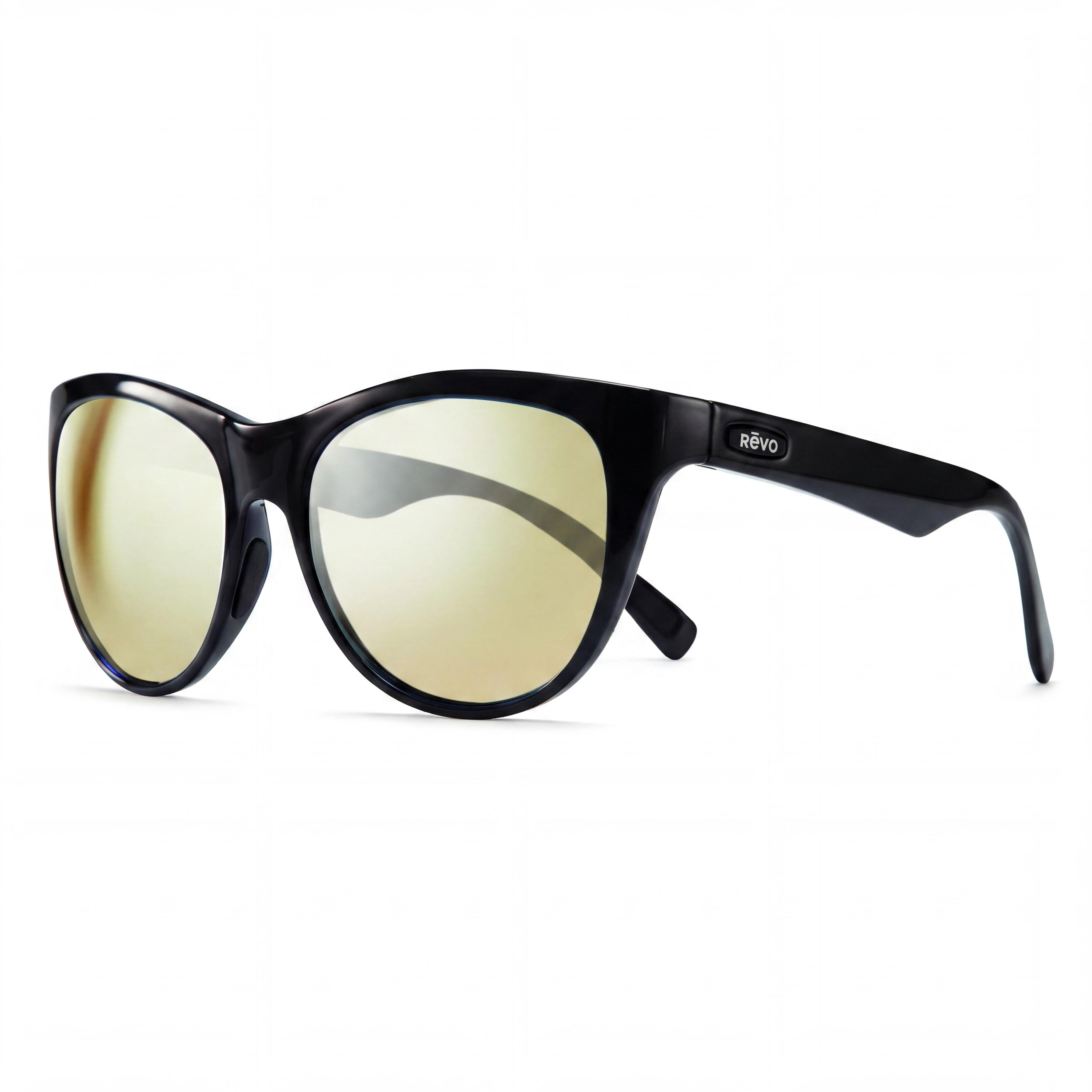 Gafas de sol Revo RE 1037 Barclay Cat Eye polarizadas con protección UV para mujer, color negro, 48-22-139 mm, Photo 1