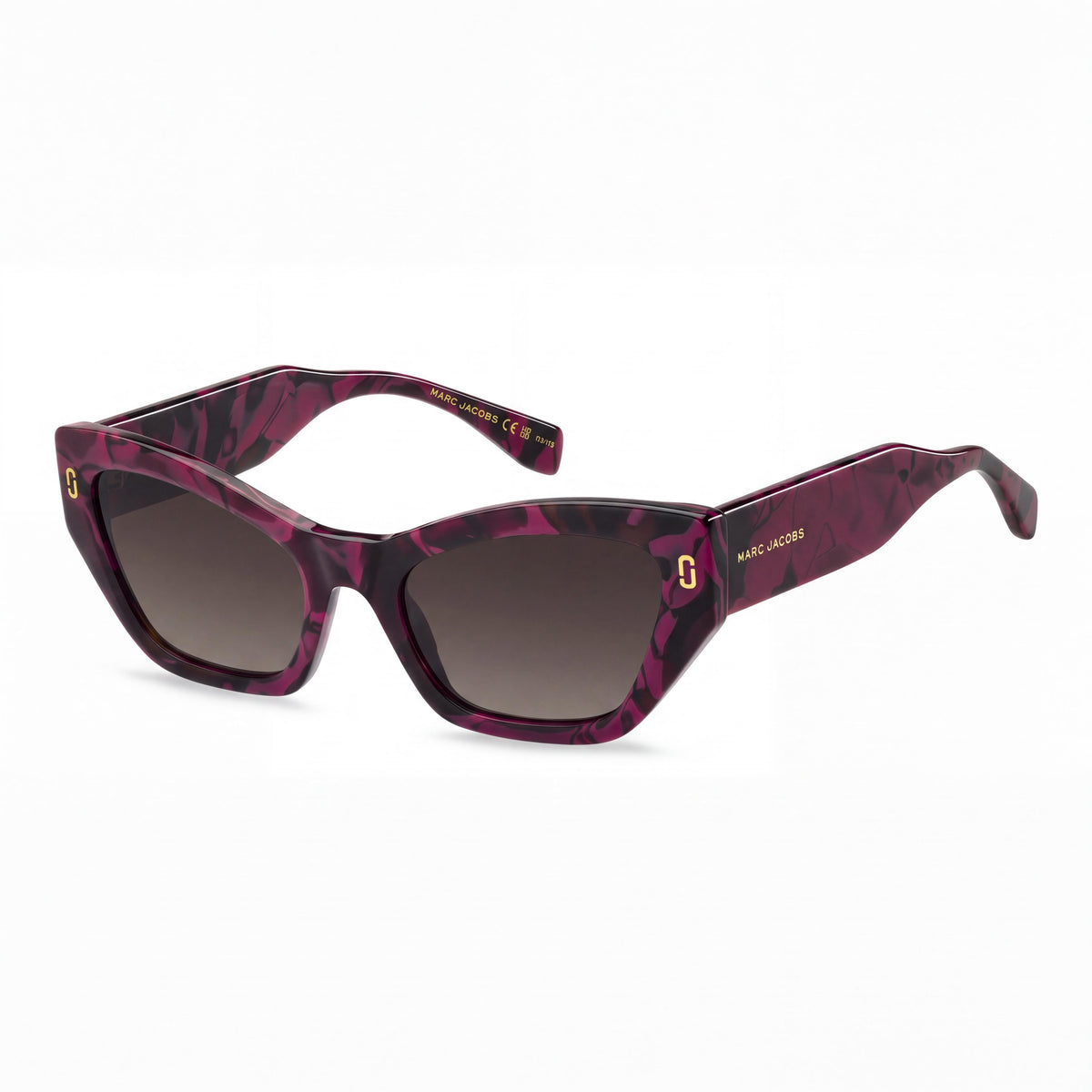 Marc Jacobs MJ 1117/S Women's Marble Burgundy Acetate Optical Eyeglasses Frames 54mm Lens, 20mm Bridge, 145mm Temple, Photo 1