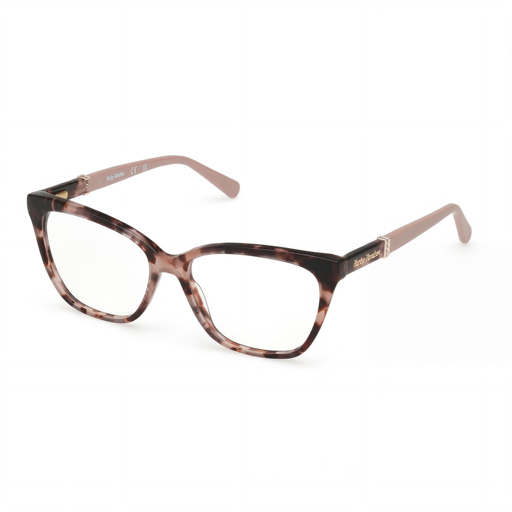 Harley-Davidson Hd50059 Women's Pink Havana Matte Light Pink Plastic Frame Eyewear, 54mm Lens Width