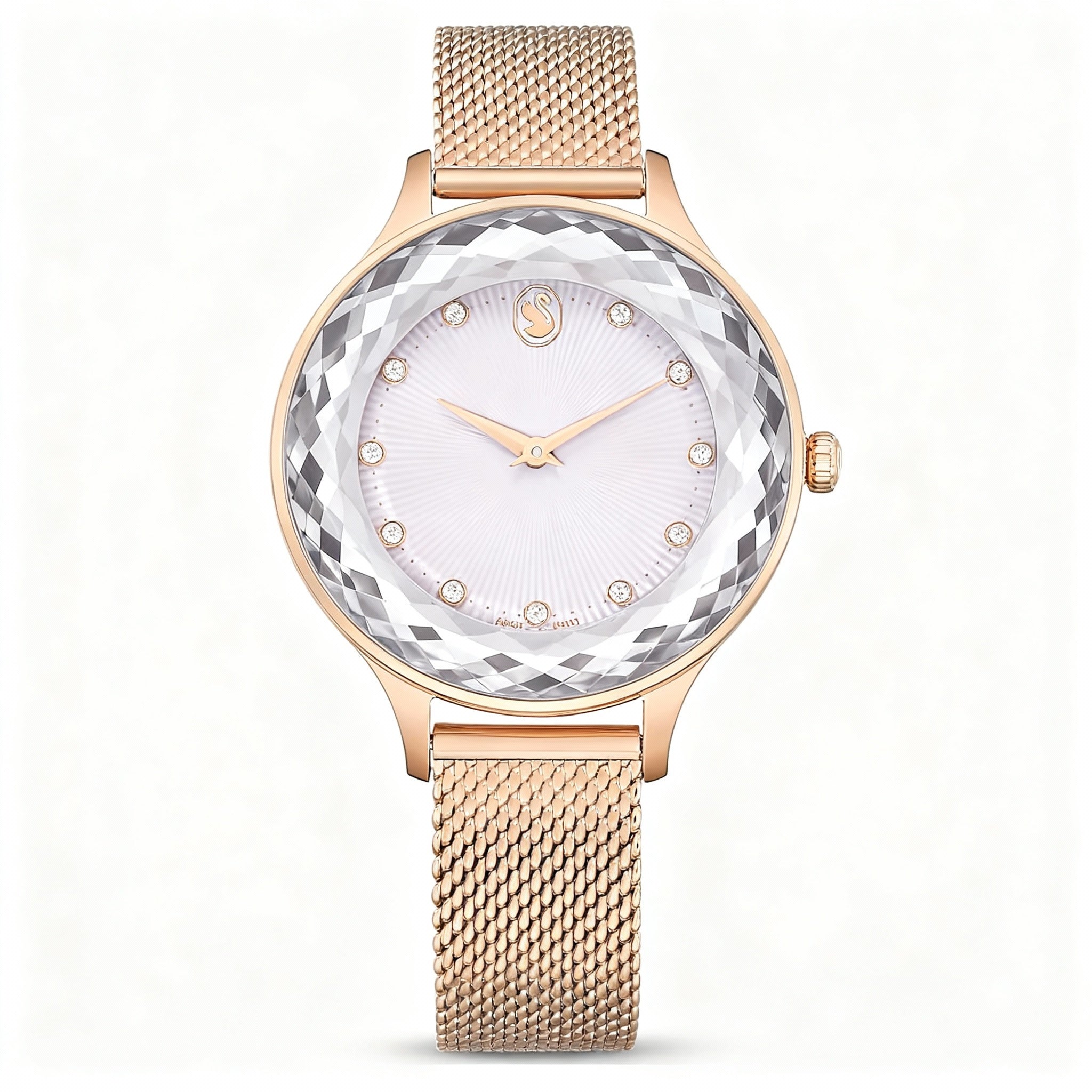 Swarovski Octea Nova 5650011 Women's Rose Gold Tone Metal Bracelet Watch, Sapphire Crystal, 33mm