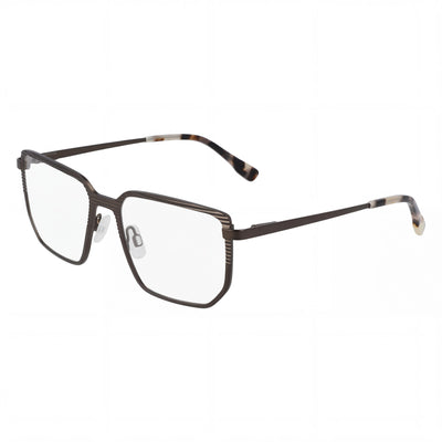 McAllister Mc4531 Men's Metal Olive Frame Clear Polycarbonate Eyewear, Lens 55mm, Bridge 17mm, Temple 145mm