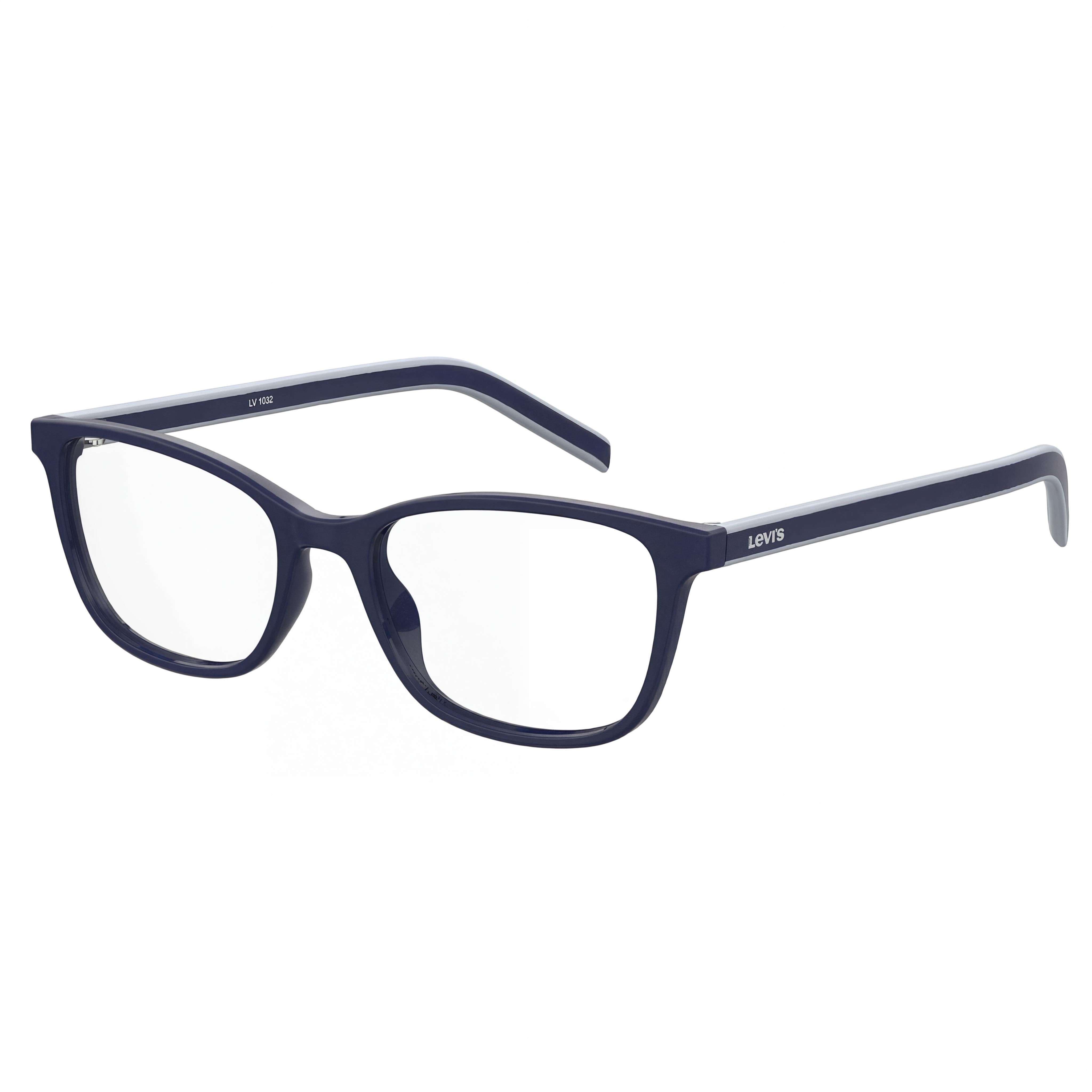 Levi's Lv 1032 Women's Blue Plastic Prescription Optical Frame with Signature Logo, Size 49-16-145, Photo 1