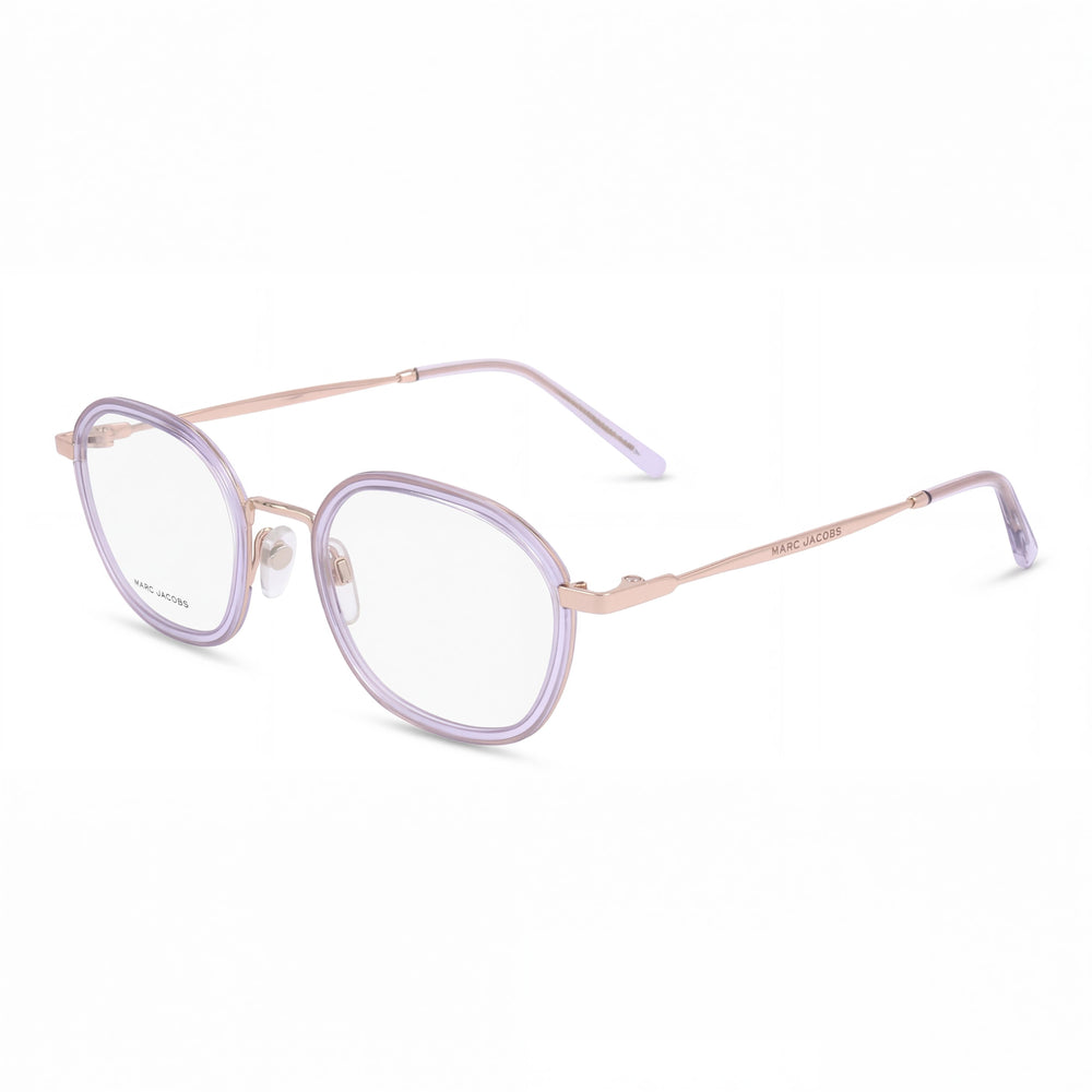 Gafas de sol Marc Jacobs Modern para mujer, de acero aleado, no polarizadas, color lila, 49 mm