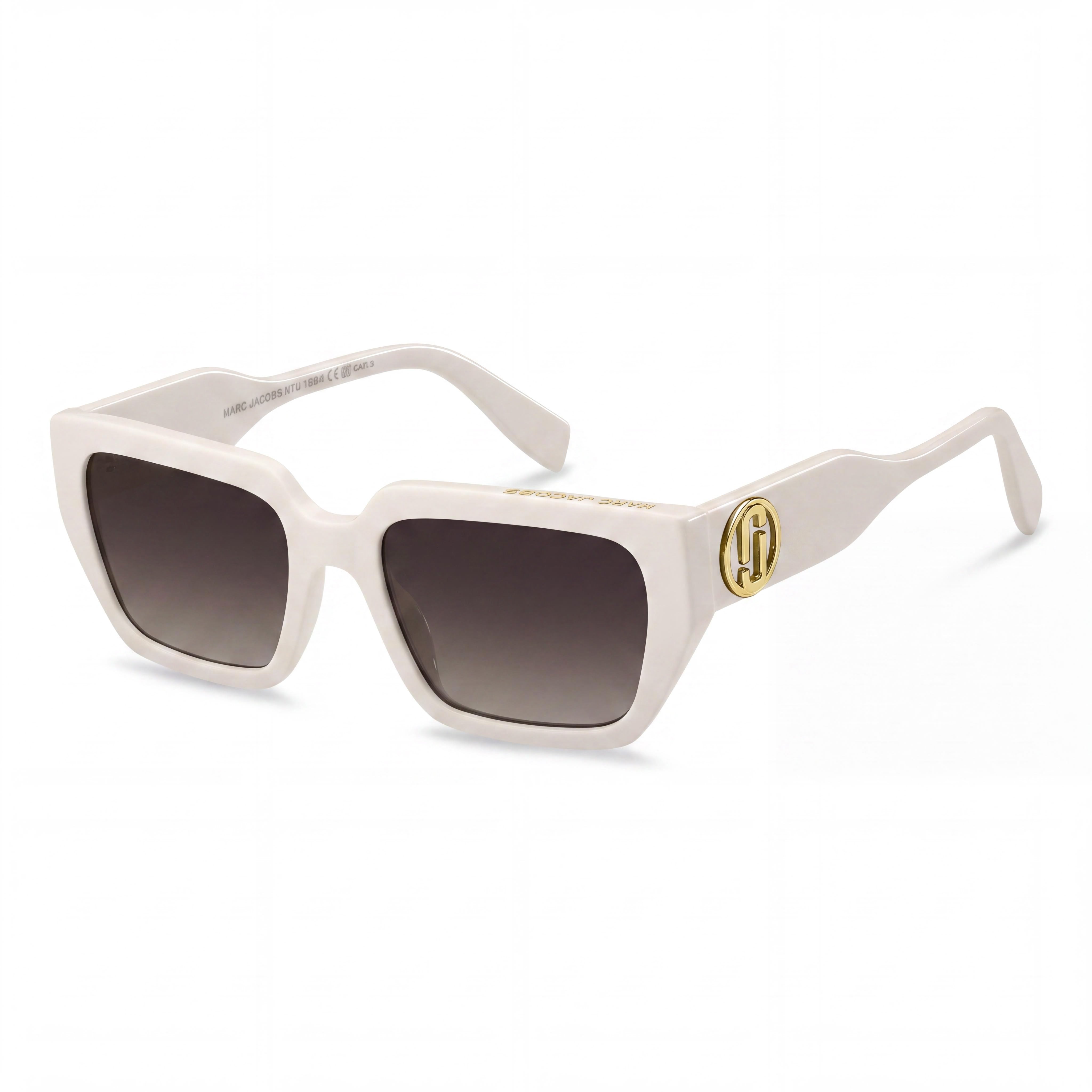 Marc Jacobs Classic Women's Ivory Acetate Non-Polarized Brown Shaded Sunglasses 19-19-140, Photo 1