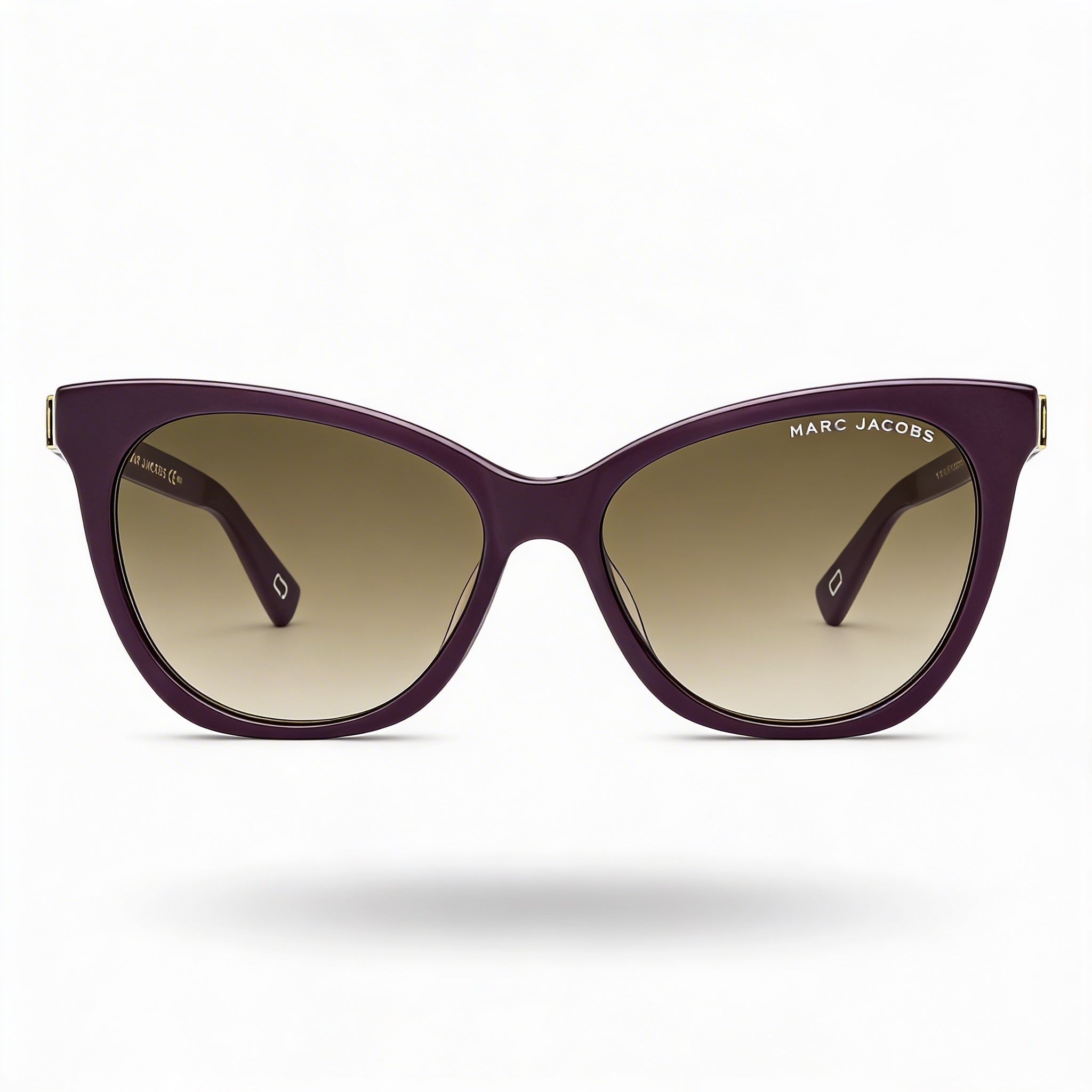 Gafas de sol Marc Jacobs Marc 336/S para mujer, montura de plástico degradada en marrón ciruela, protección UV, no polarizadas, 56 mm, Photo 2