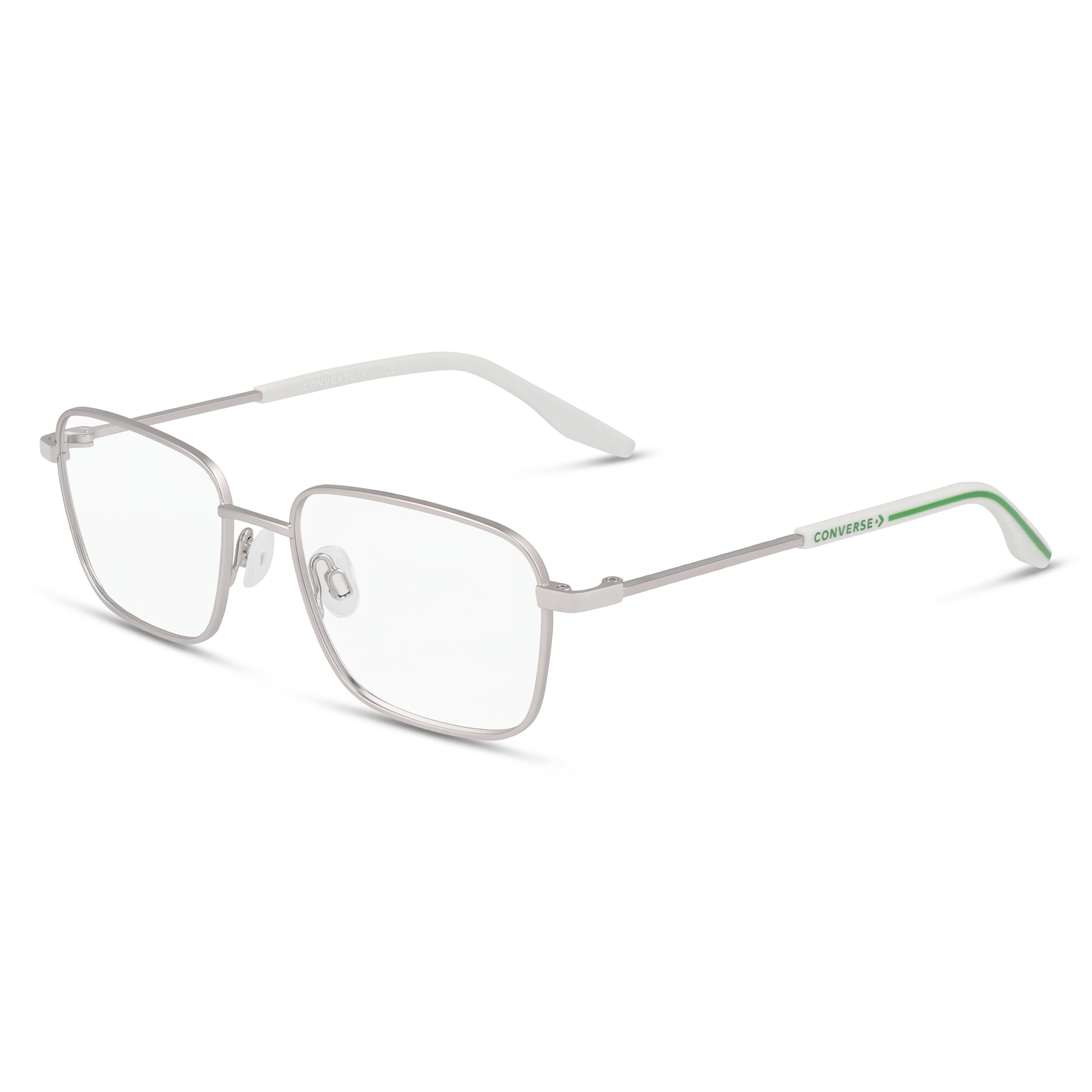 Gafas de acetato Converse Cv1022y para hombre y mujer, montura plata mate/fosilizado, tamaño 48-16-135, Photo 1