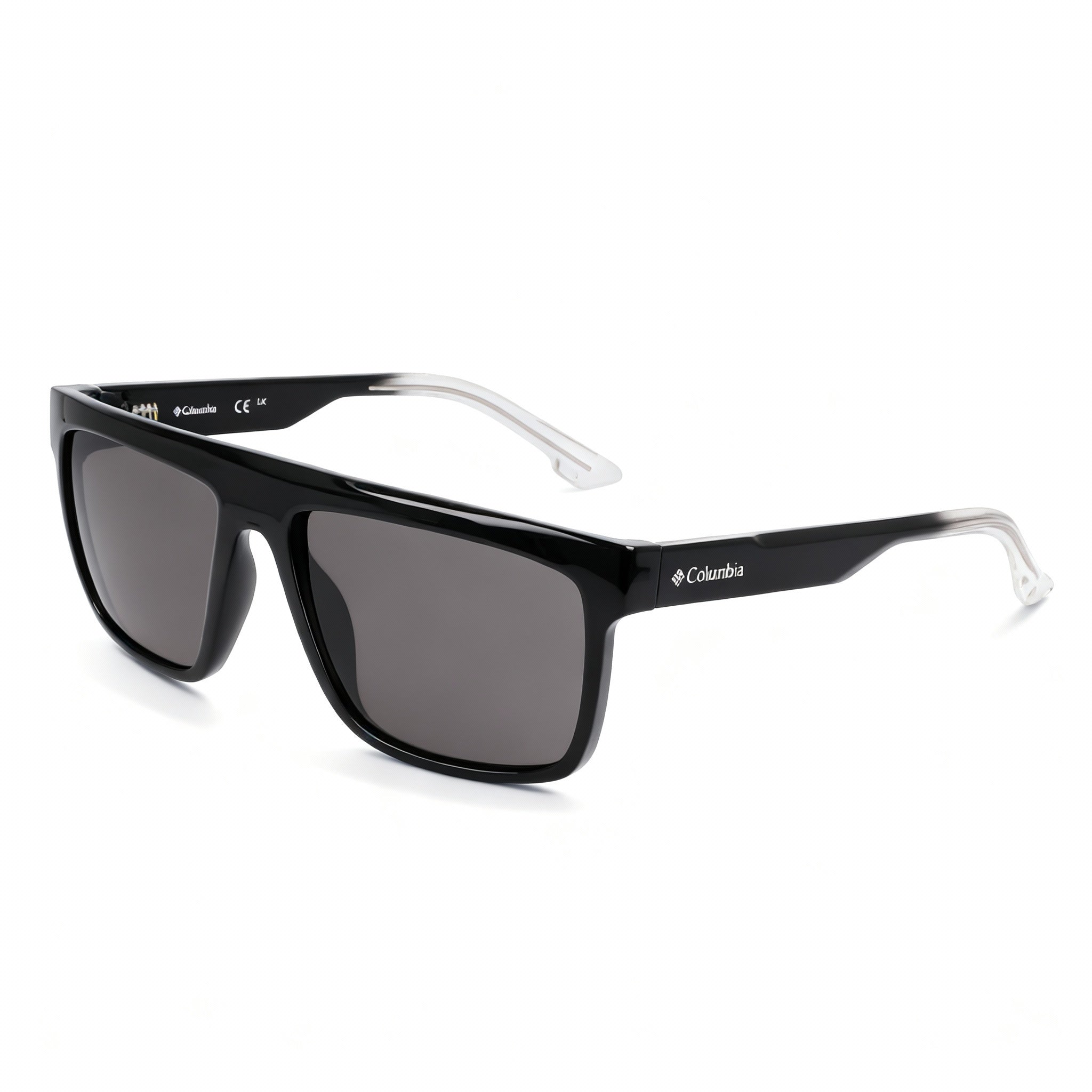 Columbia Men's C569s Matte Black Sunglasses with 59mm Lens Width, 17mm Bridge Width, 145mm Temple Length