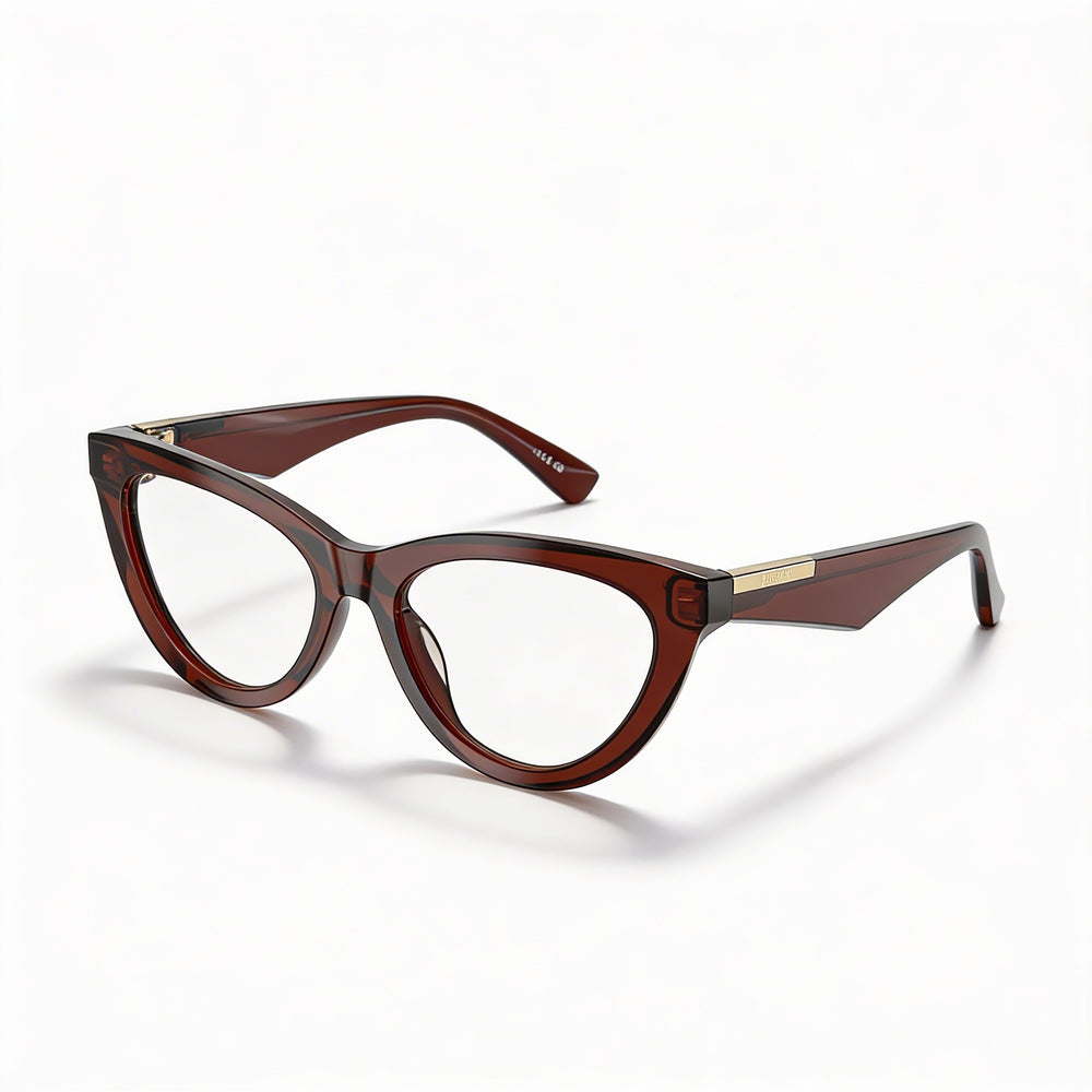Burberry Classic Men's Eyeglasses featuring a Brown Acetate Frame and Clear Lenses, 53mm Lens Width