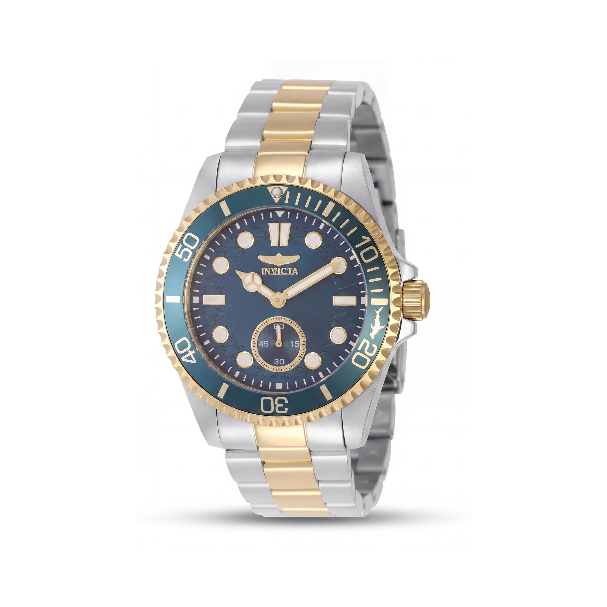 Reloj de cuarzo Invicta Pro Diver 49424 para hombre - Brazalete de acero inoxidable de 43 mm, esfera azul, resistencia al agua de 10 ATM, Photo 1