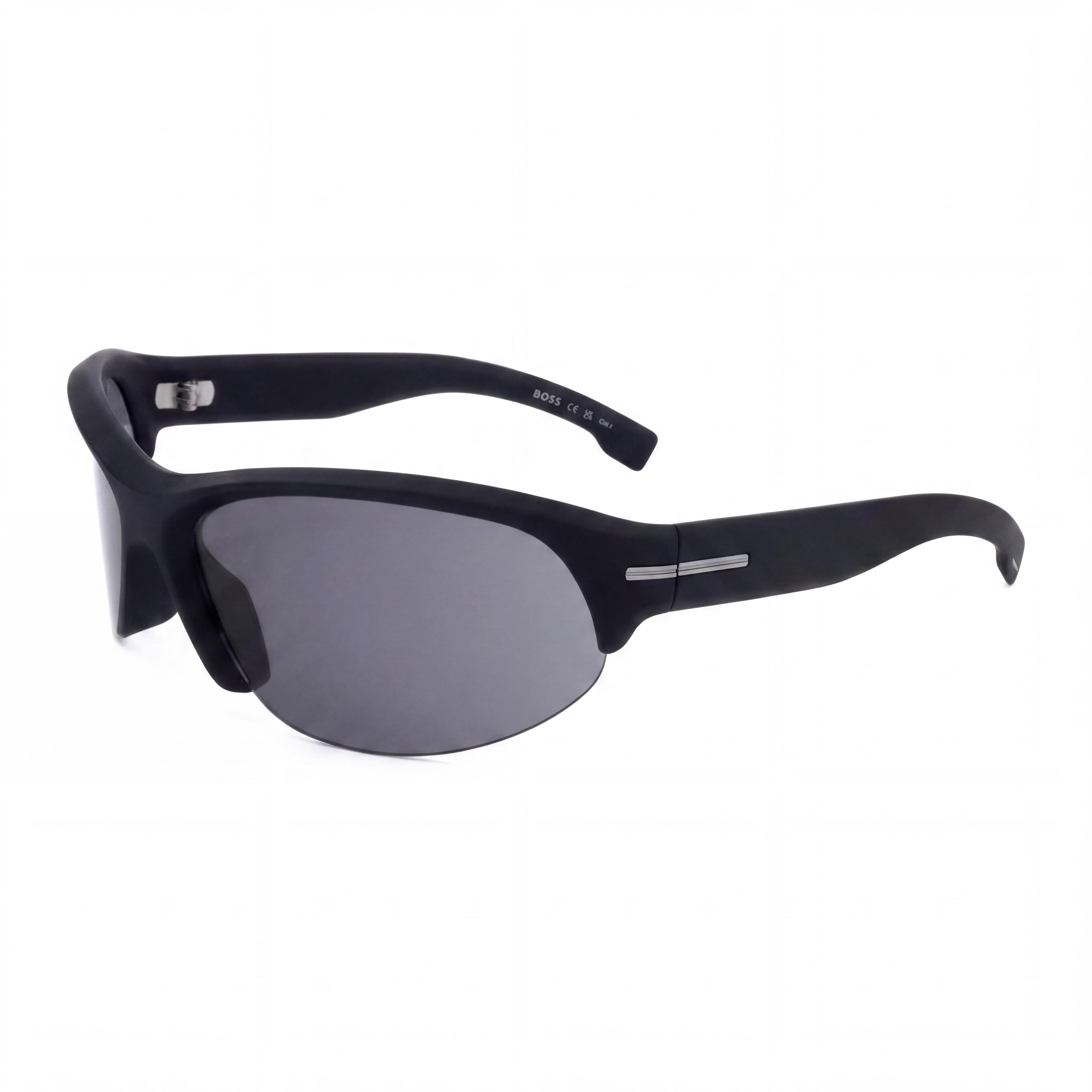 Gafas de sol Hugo Boss para hombre ADULTO, negras, de POLIAMIDA ECOLÓGICA, lentes grises con protección UV 69-17-115, Photo 1