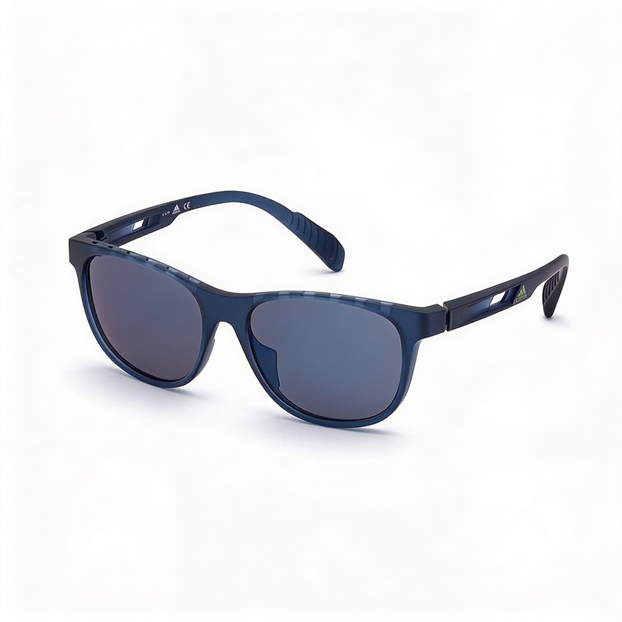 adidas Sp002292v Unisex 55mm Blue Plastic Frame Non-Polarized Sunglasses, 100% UV Protection, Photo 1