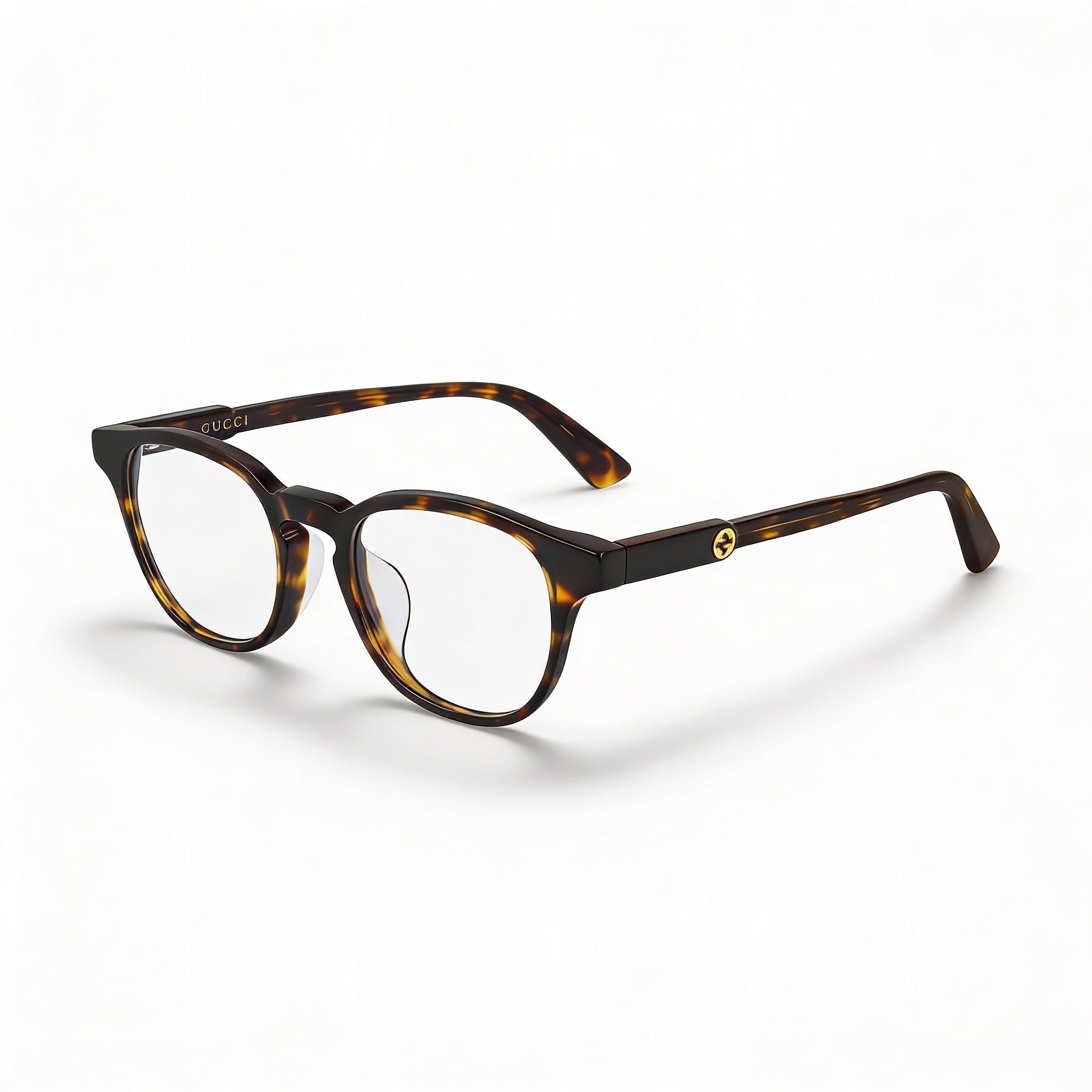 Gucci Gg0556oj-002-47 Unisex Oval Acetate Optical Eyeglasses Frame, Havana, Lens 47mm, Bridge 19mm, Temple 140mm, Photo 1