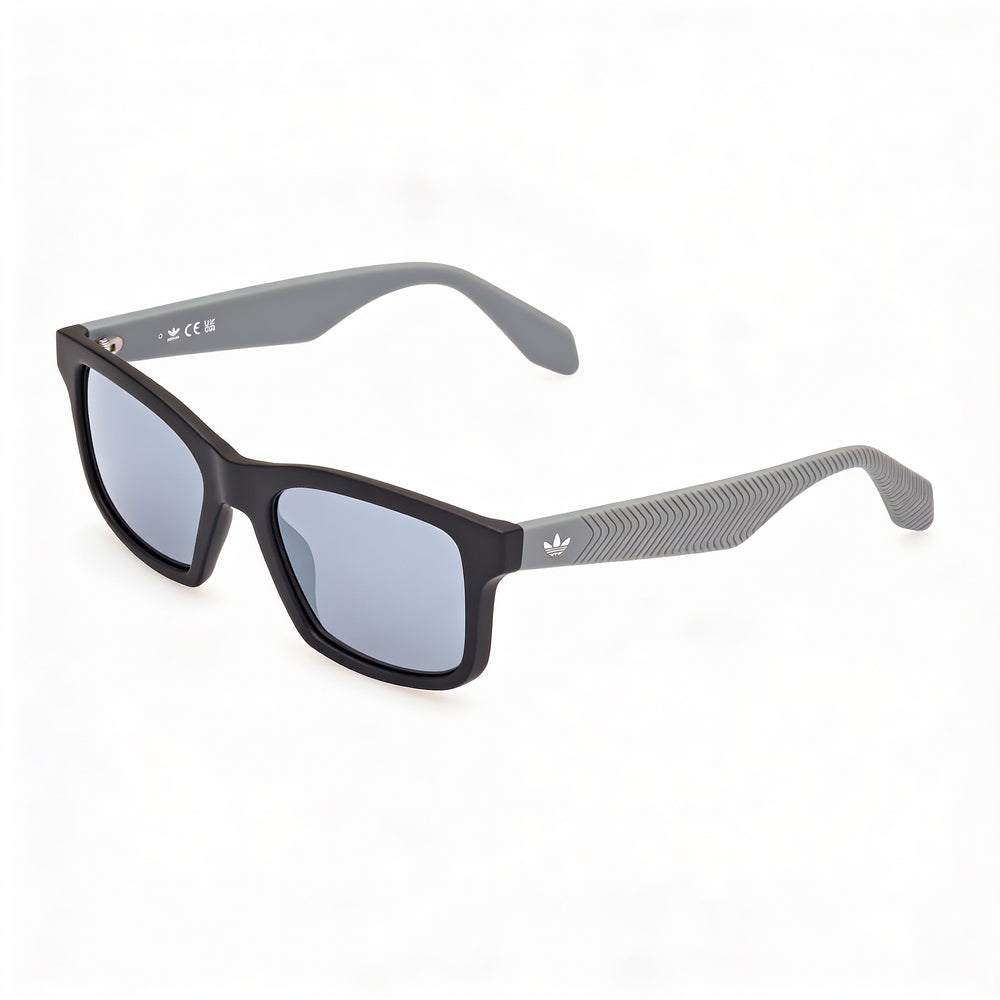 adidas Originals Or0105 Unisex Injected 100% UV Protection Sunglasses, Matte Black Frame, Smoke Mirror Lens, 52mm
