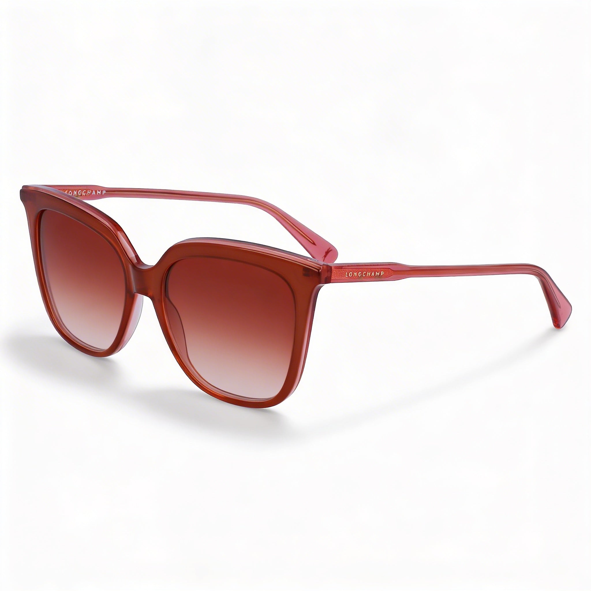 Longchamp Modern LO728S Women's Plastic Brown Rose Non-Polarized UV Protection Sunglasses 53mm, Photo 1