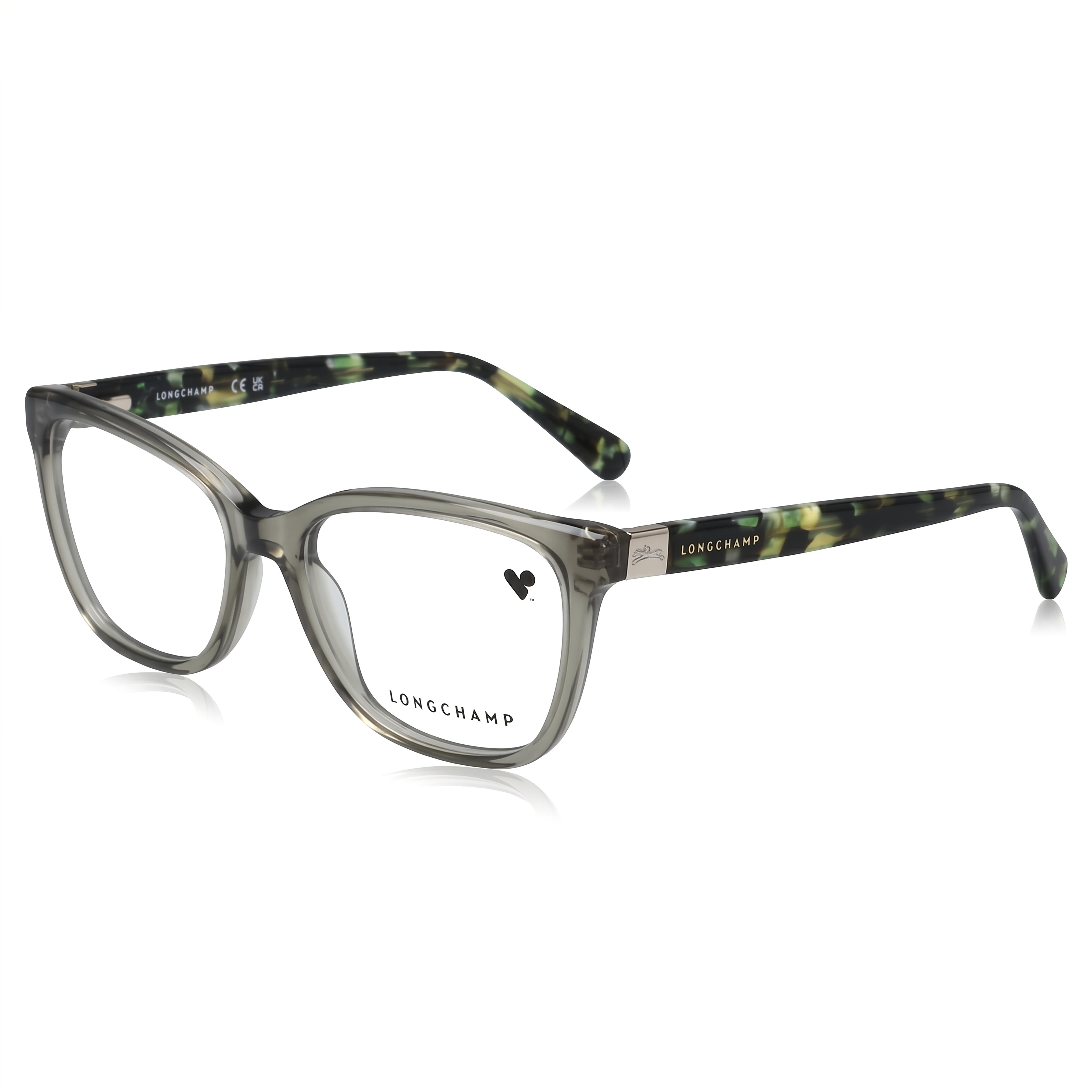 Longchamp LO2707 Men's Modern Design Eyewear with Green Frame and Green Polycarbonate Lenses, featuring a 54mm Lens Width., Photo 1