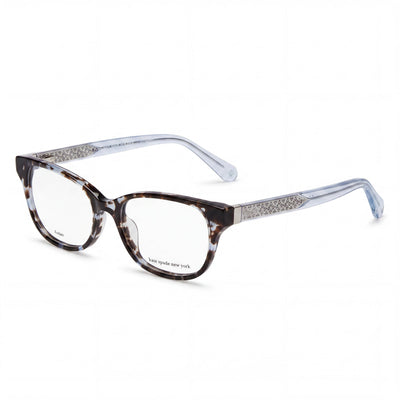 Kate Spade New York Rainey gafas de sol unisex azul havana con montura de plástico y lentes de policarbonato con protección UV 400 de 50 mm