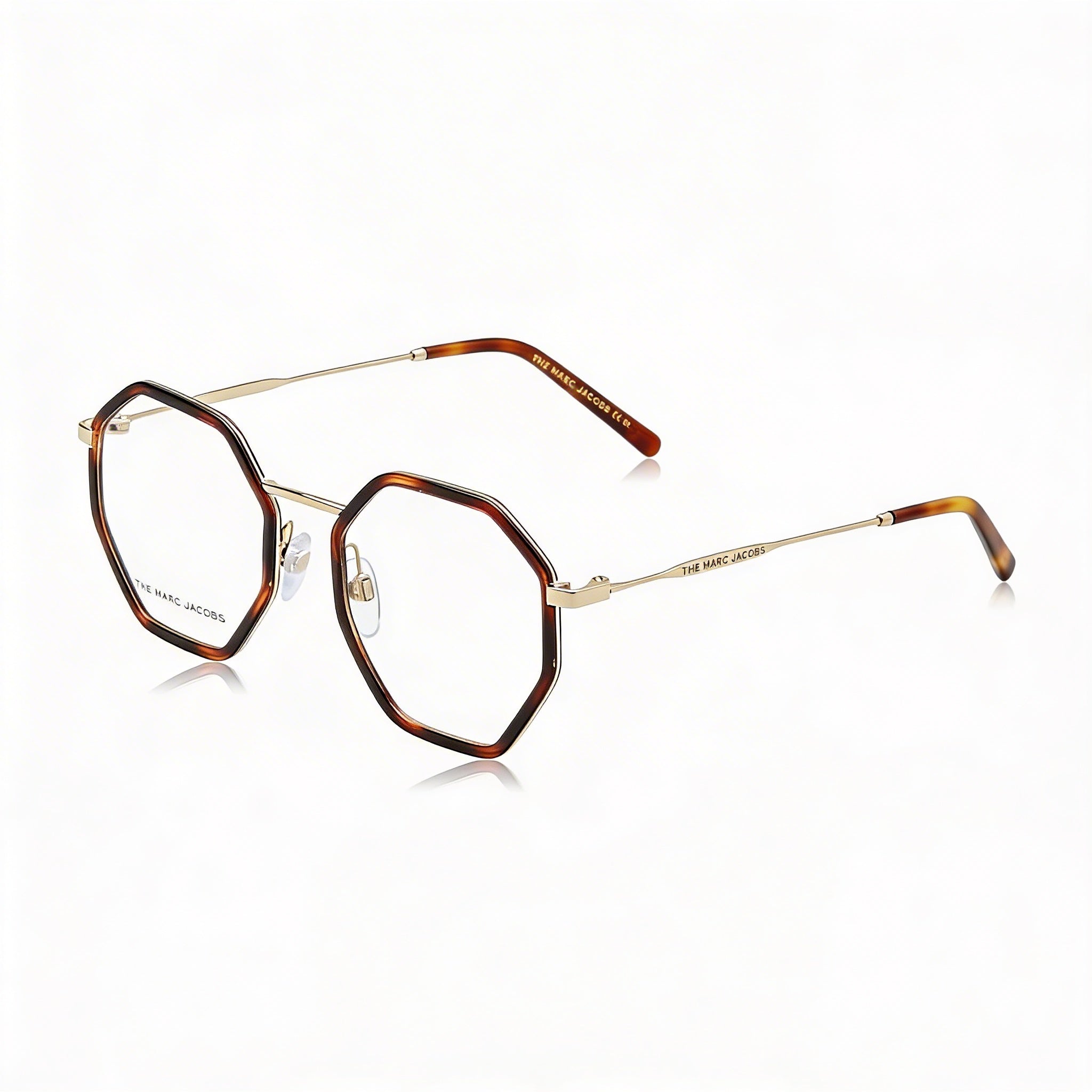 Marc Jacobs Marc 538 Gafas ópticas para mujer, protección UV, policarbonato, de acero inoxidable, Havana, 50-19-145, Photo 1