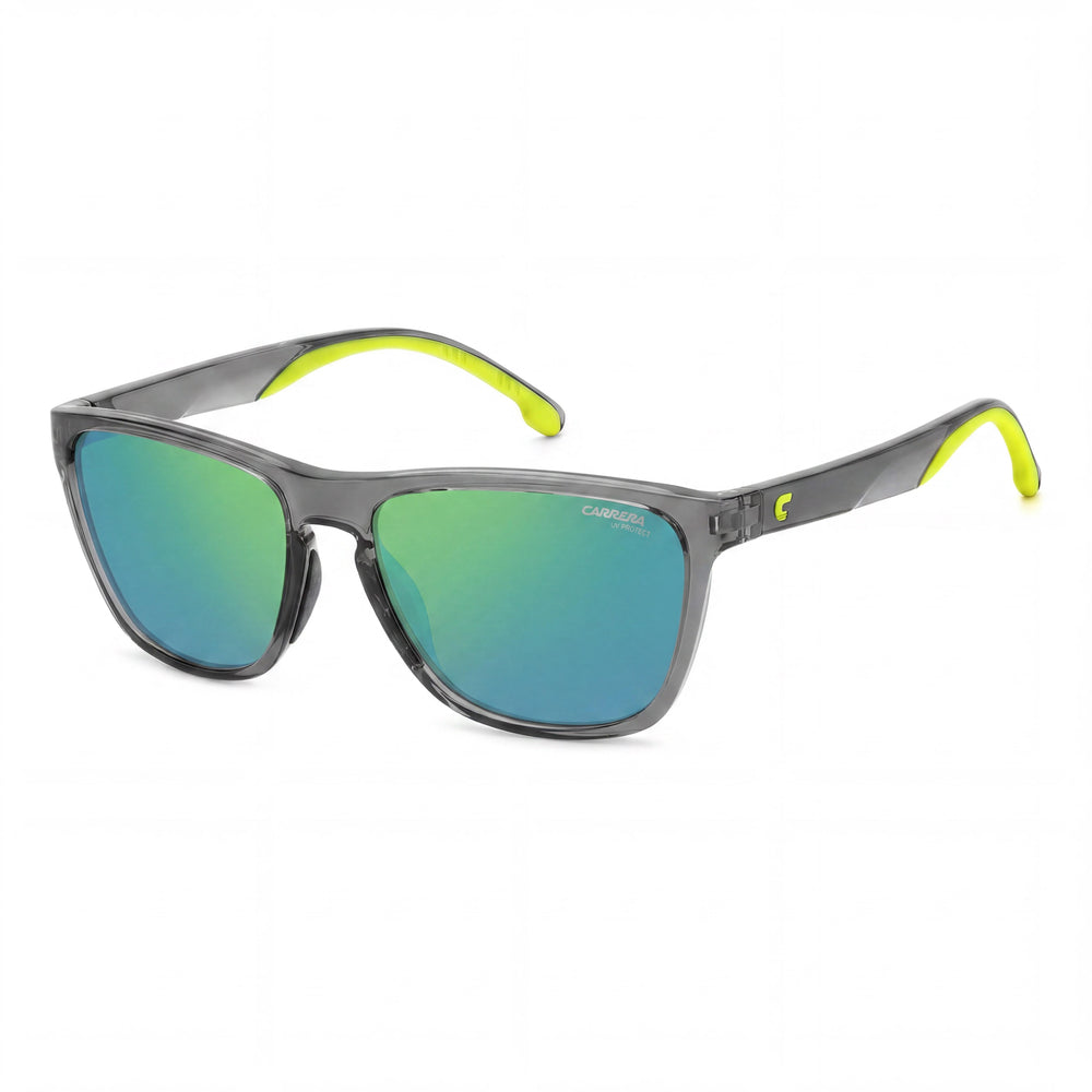 Carrera Modern 8058/s Men's Grey Polyamide Polarized Green Multilayer UV Protection Sunglasses 56mm