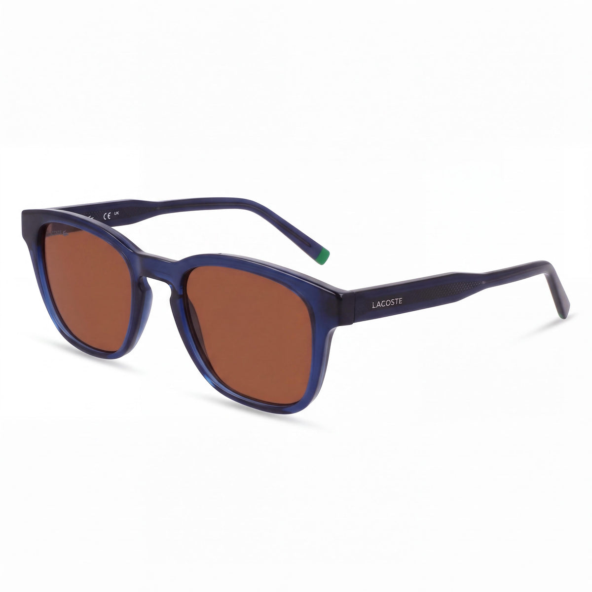 Gafas Lacoste L6026s unisex con montura inyectada en azul transparente y lentes de policarbonato no polarizadas con protección UV de 51 mm, Photo 1