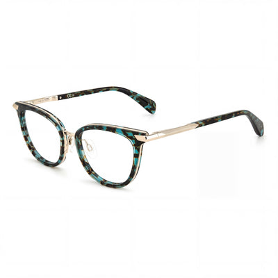 Rag & Bone Modern Women's Green Havana Metal Frame Polycarbonate Non-Polarised Sunglasses 51mm