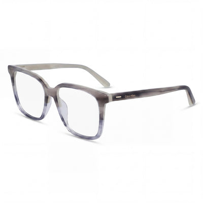 Calvin Klein Model Ck22540 Women's Acetate Optical Eyeglass Frame in Striped Grey, Lens Width 51mm