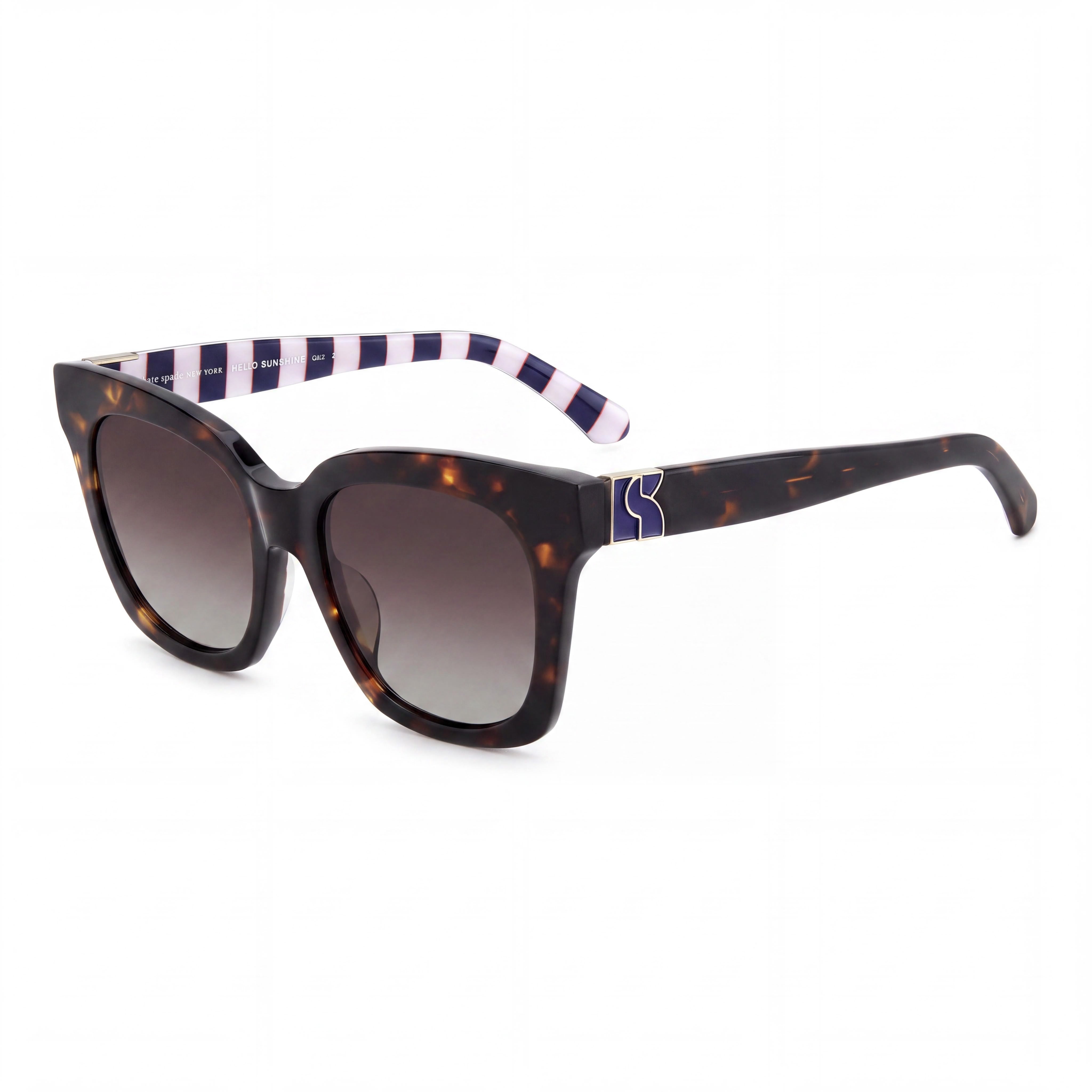 kate spade new york Casual Women's Dark Havana Acetate Polarized Sunglasses 53mm, Photo 1